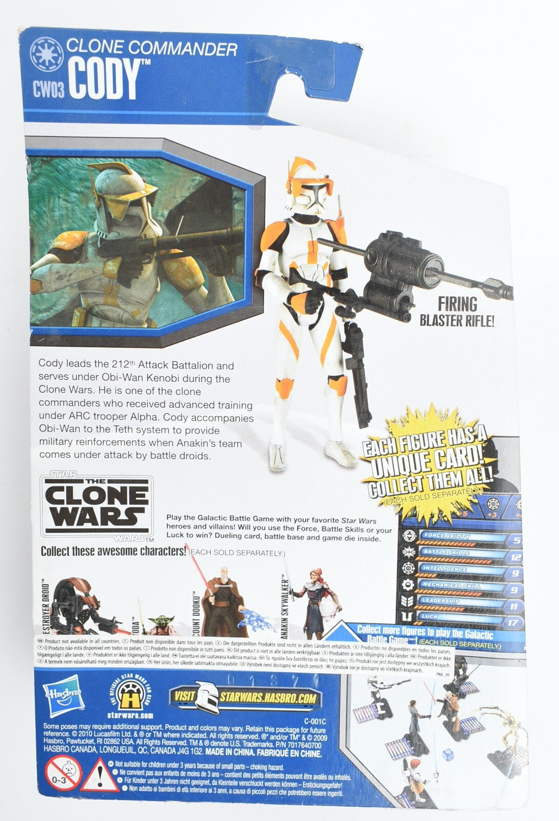 Star Wars - The Clone Wars - Clone Commander CODY Action Figure