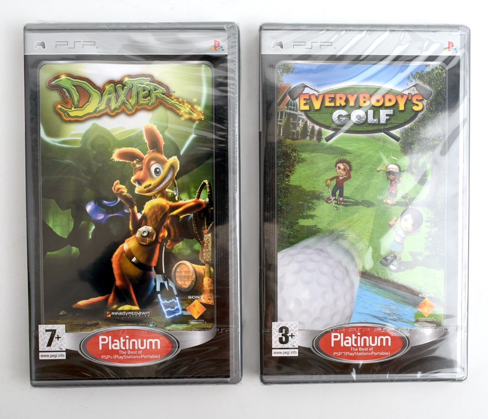 SONY PSP 2x Games - DAXTER + EVERYBODY'S GOLF - New/Sealed