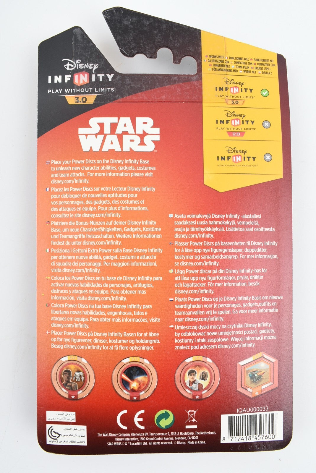 Disney Infinity 3.0 - Star Wars: The Force Awakens Power Disc Pack /New & Sealed