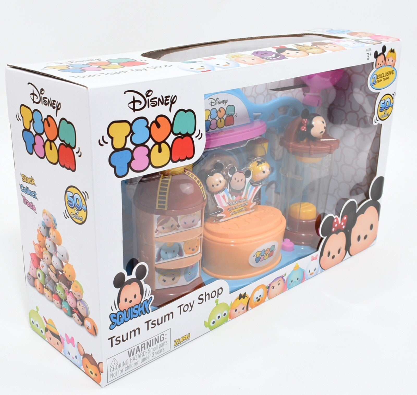 DISNEY TSUM TSUM Toy Shop Playset - Includes 2 Exclusive Tsum Tsums