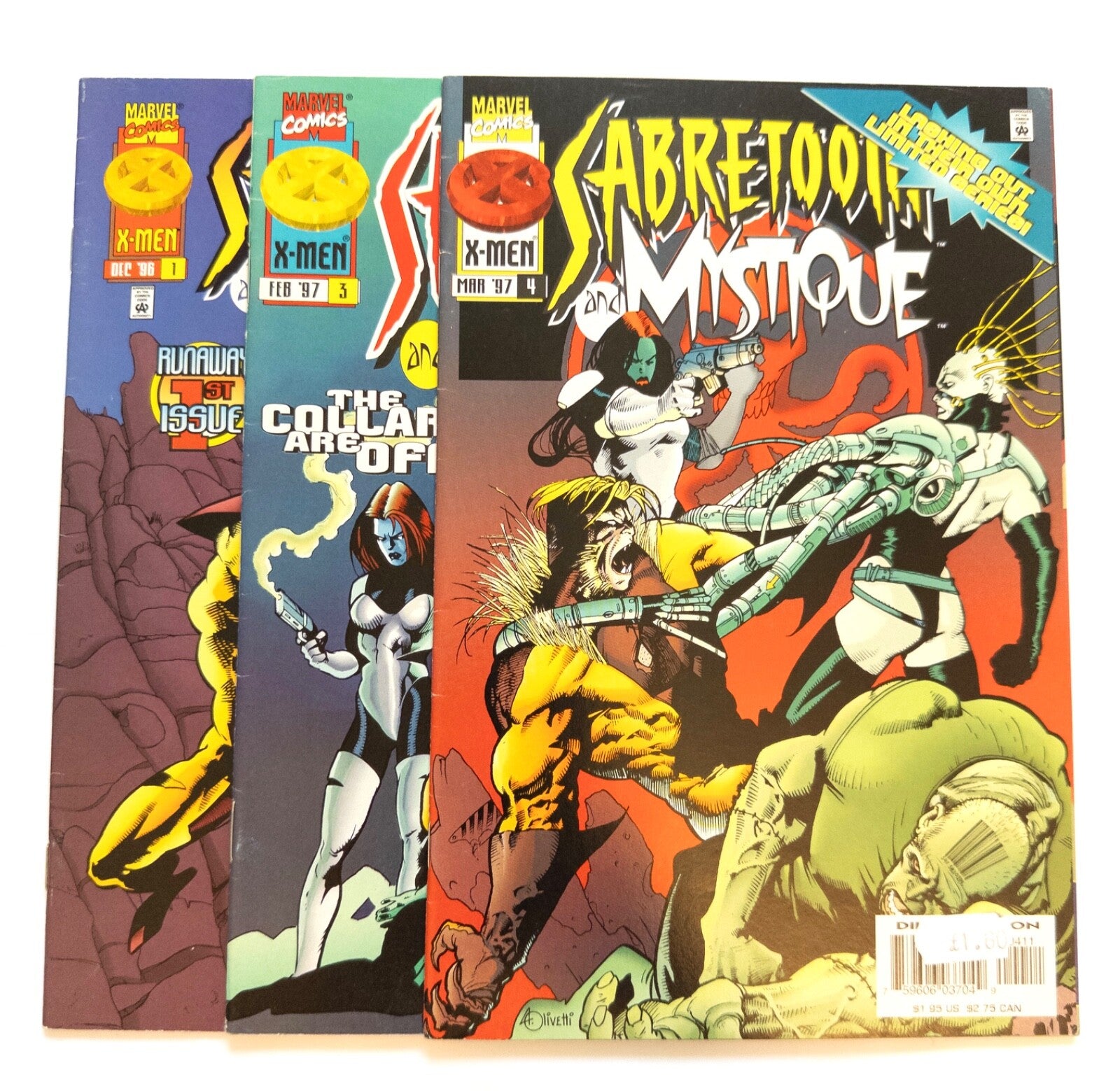 Marvel Comics Sabretooth and Mystique