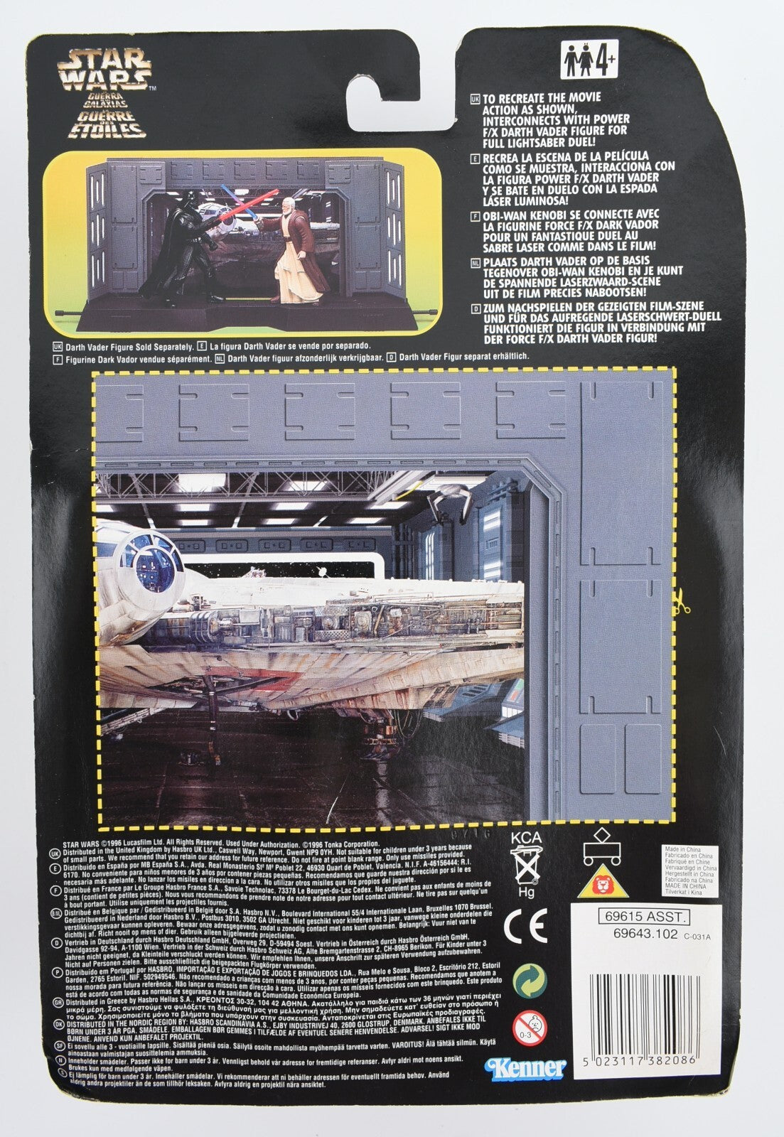 STAR WARS Ben Obi-Wan Kenobi Force F/X Figure, Kenner (1996)