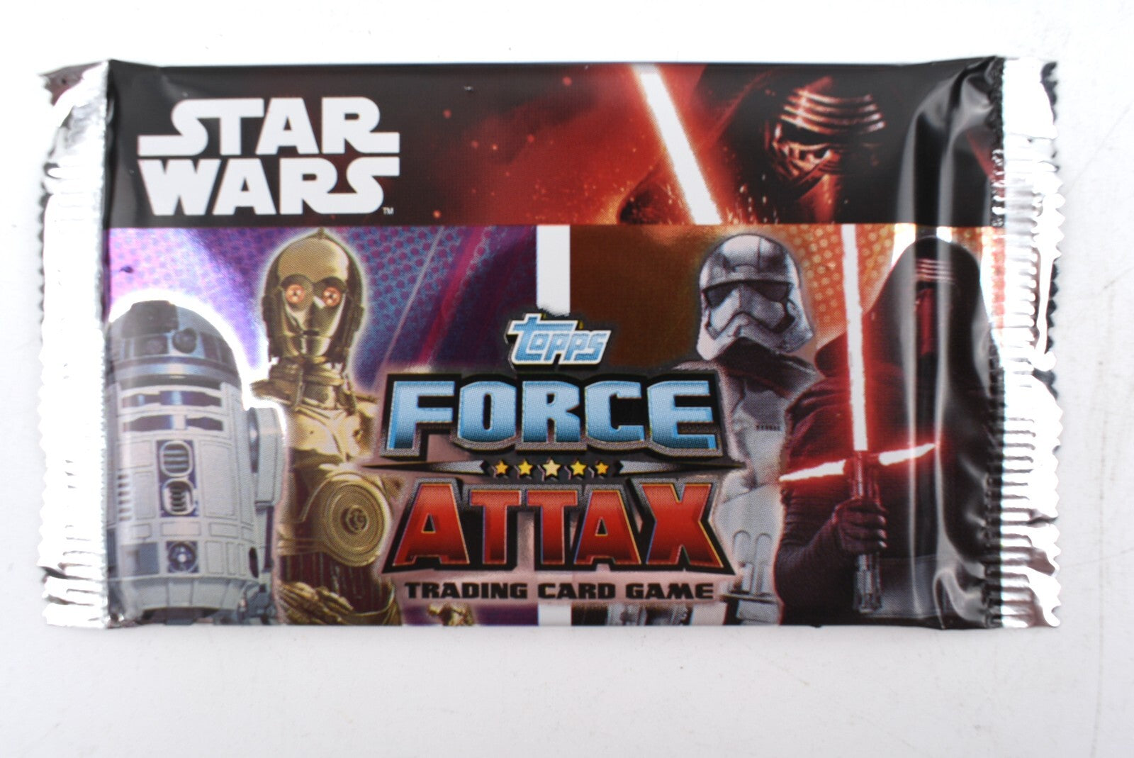 Topps Star Wars Force Attax Bundle - 5x Sticker Packs + 5x Trading Cards Packs