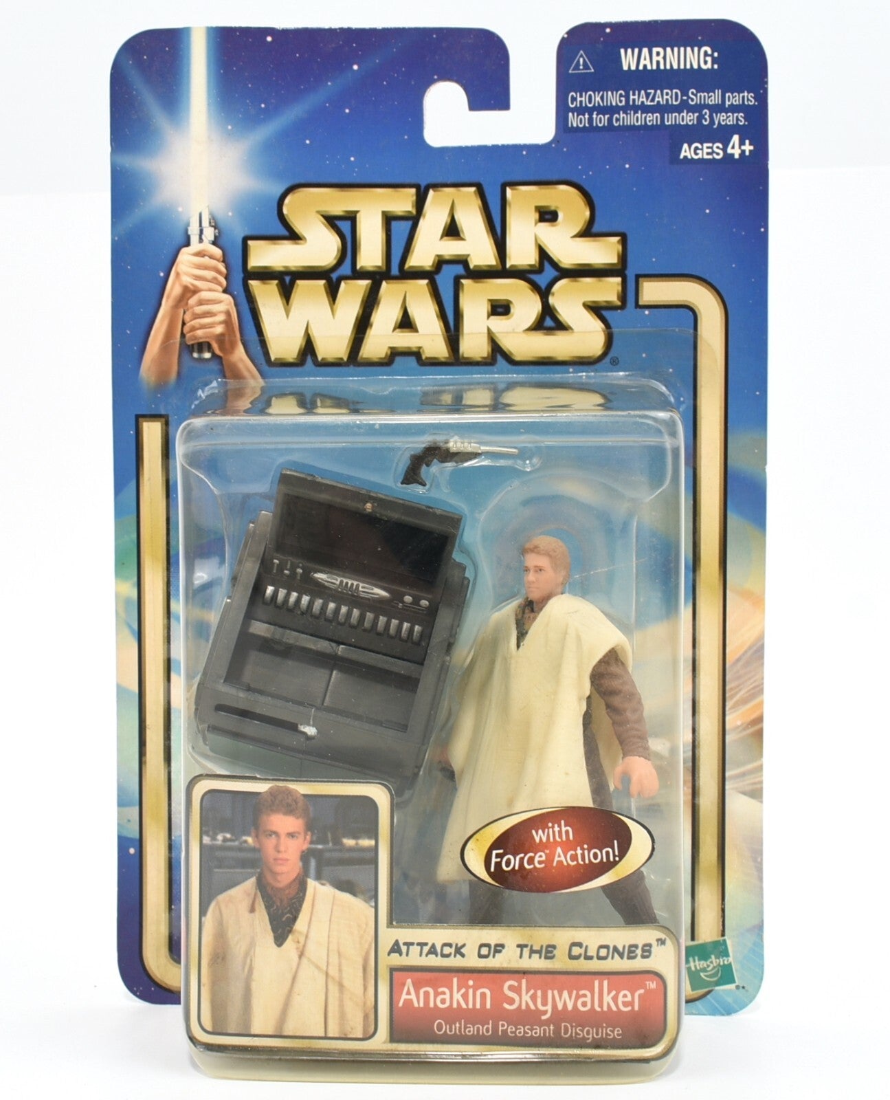 Star Wars: Attack Of The Clones - ANAKIN SKYWALKER (with Force Action!), Hasbro