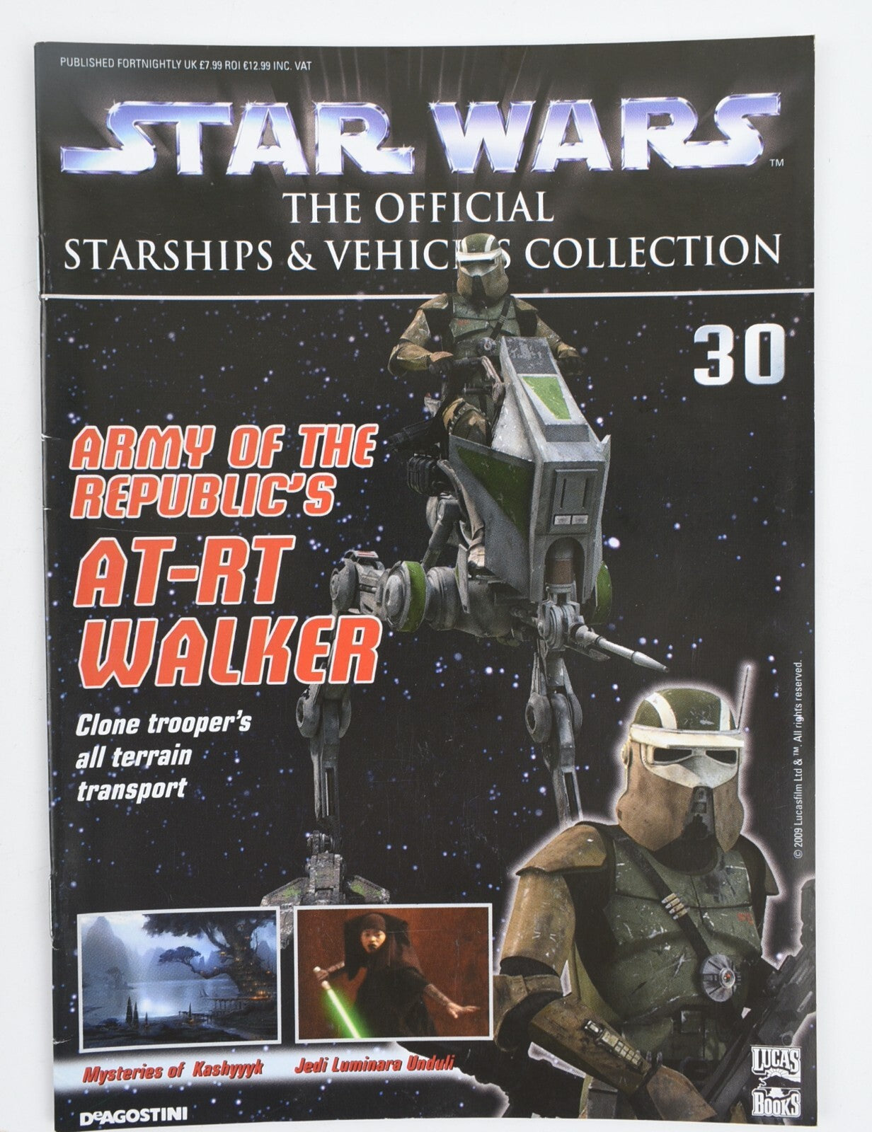 Star Wars - Army Of The Republic's AT-RT WALKER + #30 Magazine (DeAgostini)