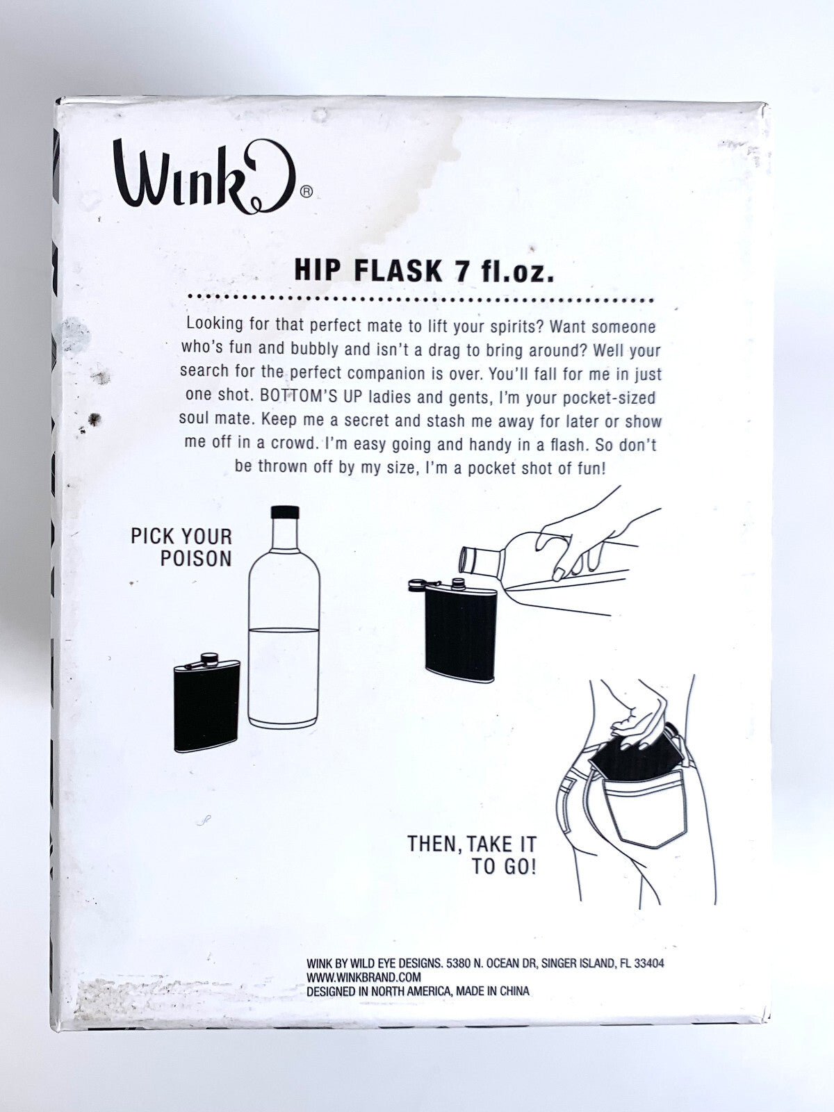 Glam Hip Flask Great Gift For Hen Do