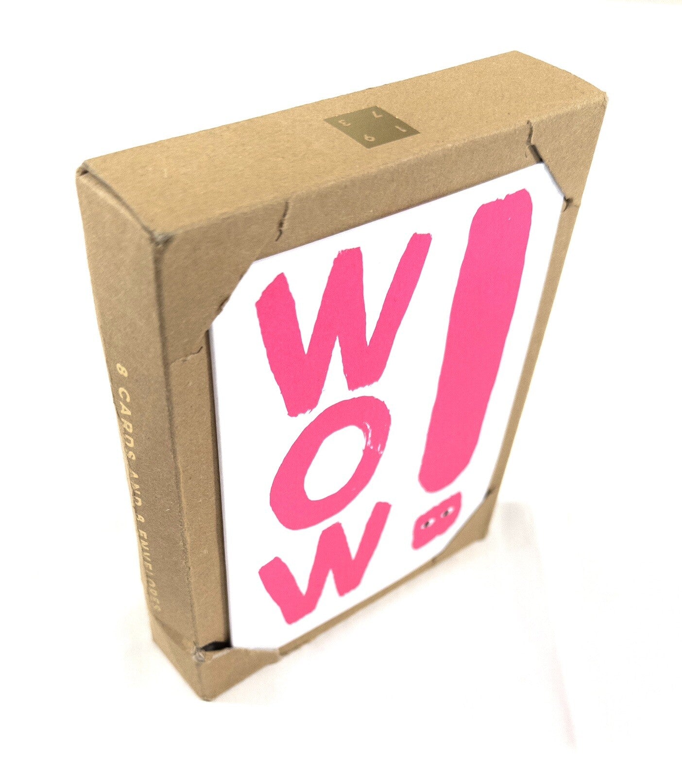 'WOW' Pack of 8 Cards and Envelopes
