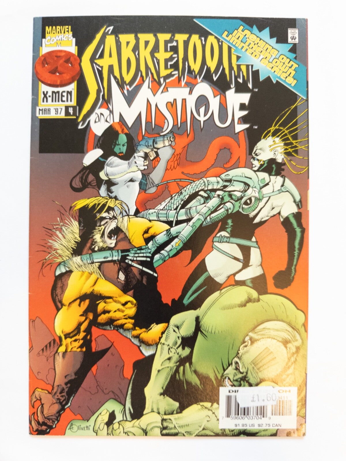 Marvel Comics Sabretooth and Mystique