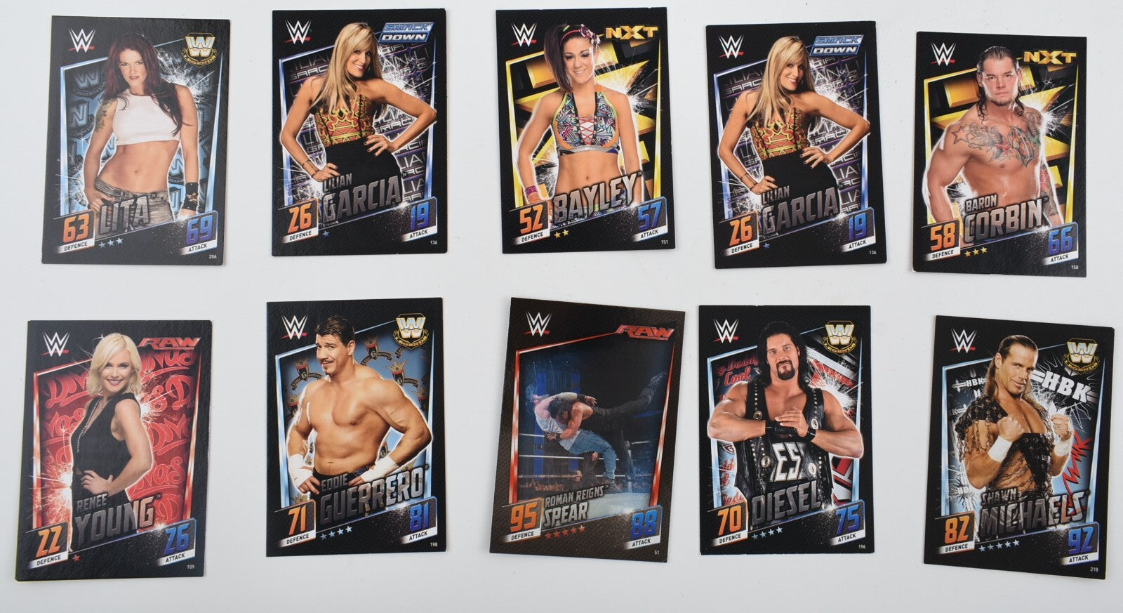 Topps Slam Attax Then Now Forever  ~ Trading Cards Bundle, Tin + 50 Cards