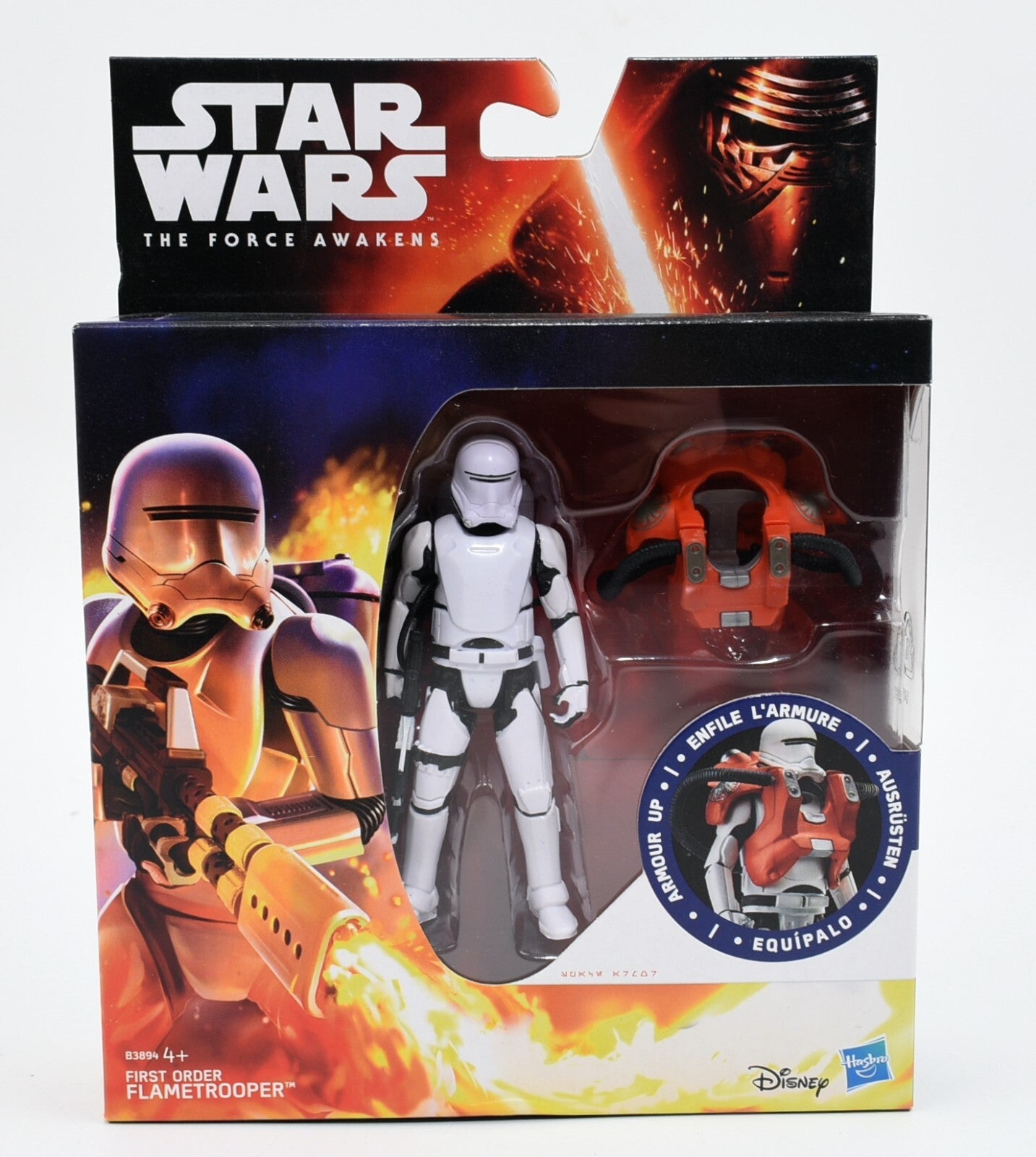 STAR WARS: The Force Awakens - FIRST ORDER FLAMETROOPER Armour Up Figure