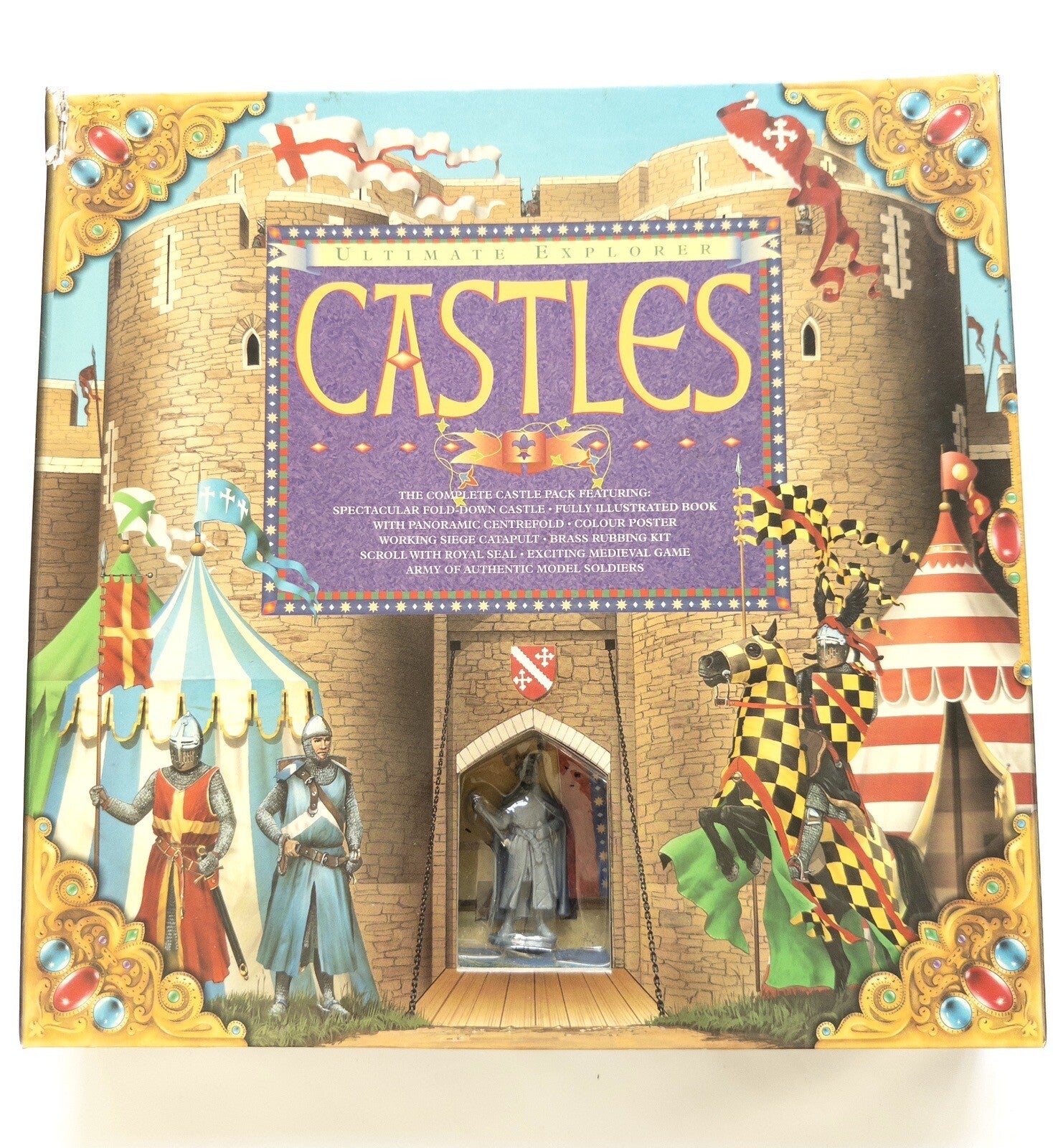 Ultimate Explorer CASTLES pack Kids Learning Activity Pack *missing pieces*