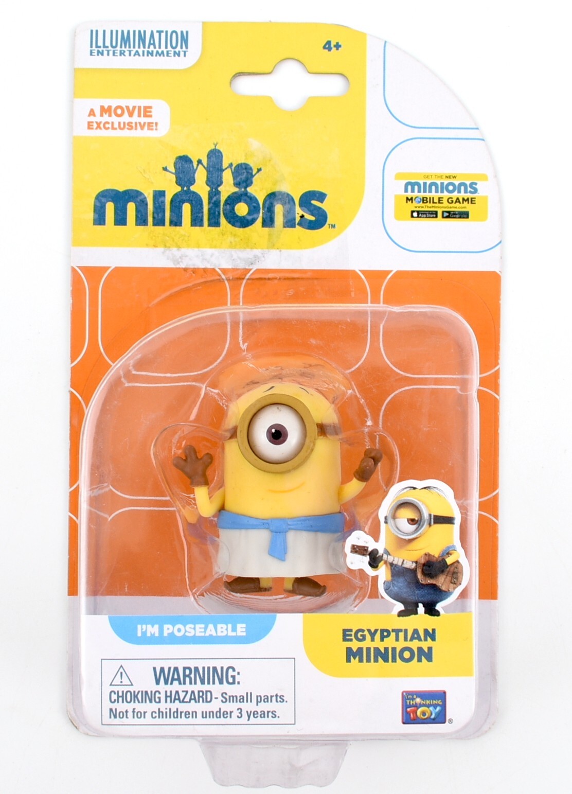 Minions Movie - EGYPTIAN MINION - 2 inch Poseable Figure