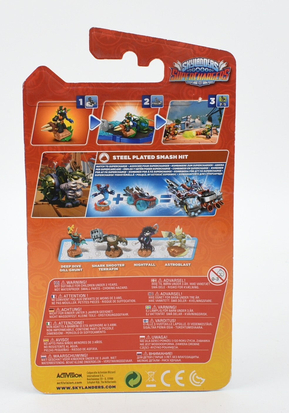 Skylanders Superchargers - STEEL PLATED SMASH HIT Figure