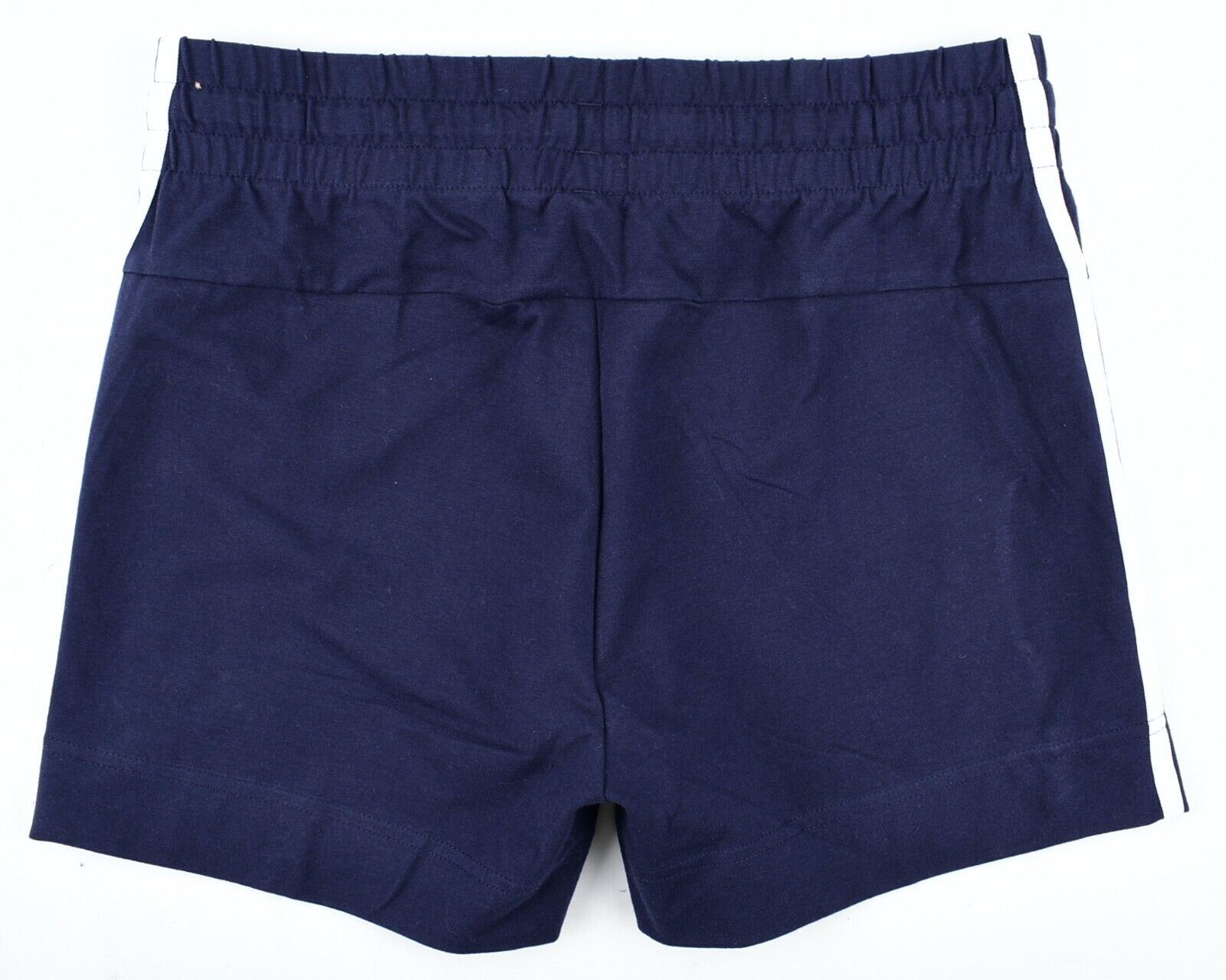 ADIDAS Womens Essential 3-Stripe Slim Shorts, Legend Ink/White, size XS /UK 4-6
