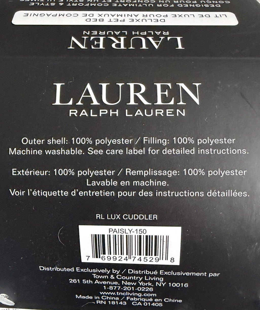 Lauren Ralph Lauren Multicolour Floral Cuddler Pet Bed 61x50cm