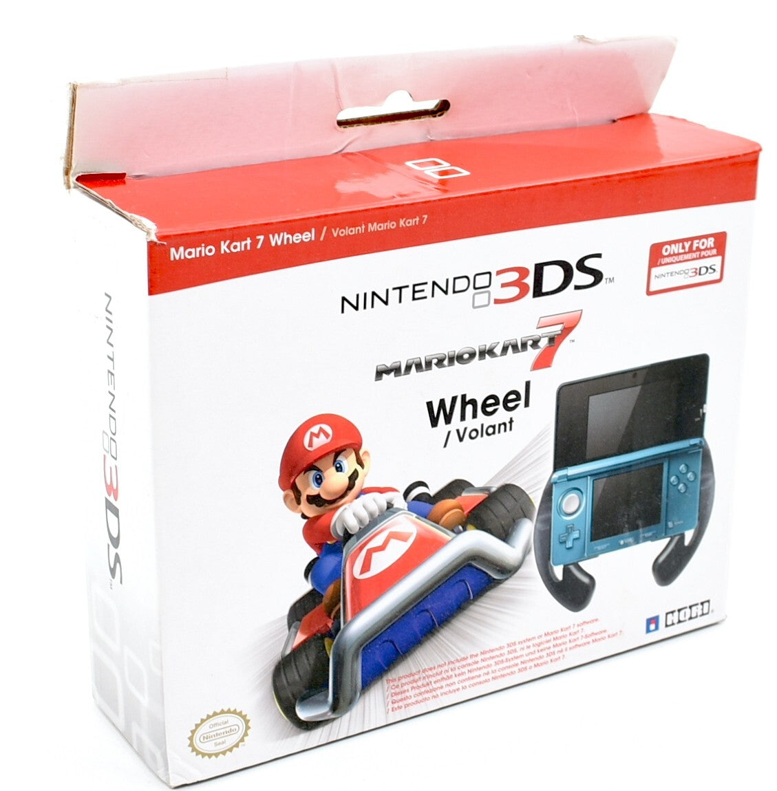 Nintendo 3DS MarioKart 7 Steering Wheel Volant Attachment, Boxed