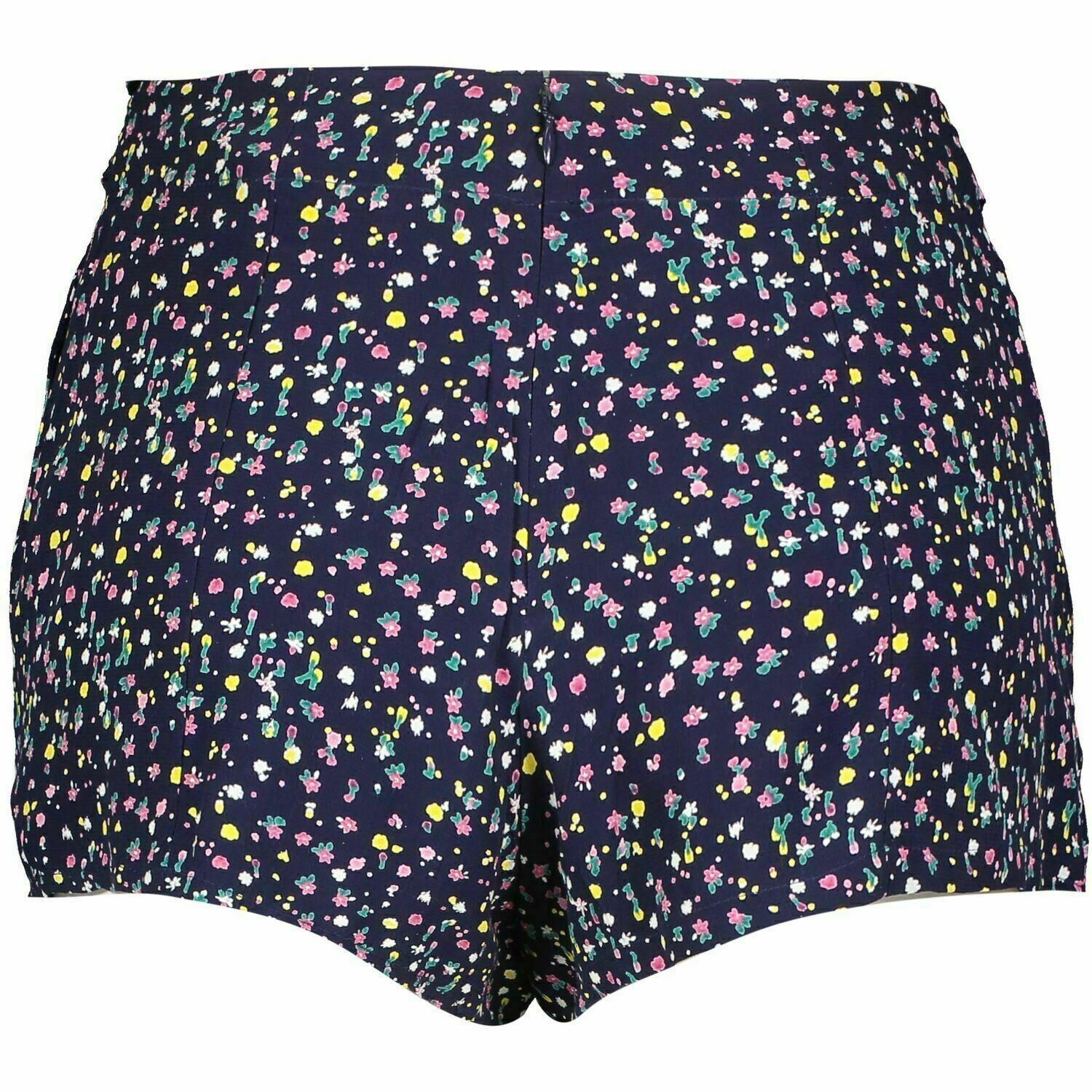SUPERDRY Women's TAYLOR Skater Culotte Shorts, Navy Pop Ditsy, size S - UK 10