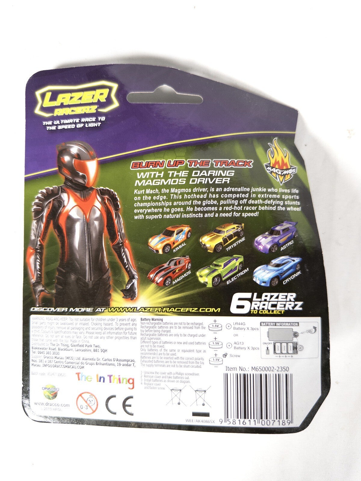LAZER RACERZ Light up racing technology Red Car