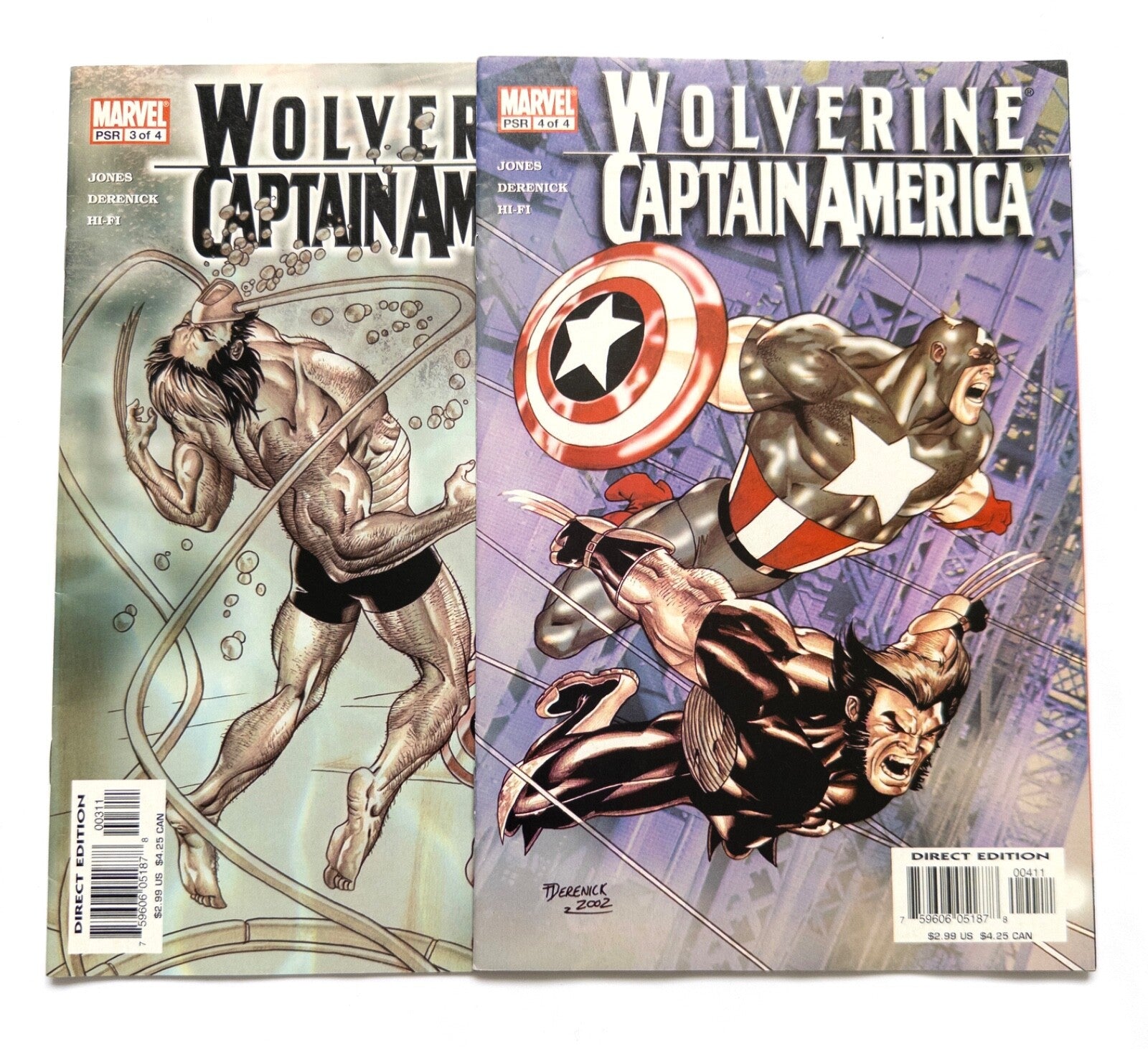 Marvel Wolverine Captain America comics