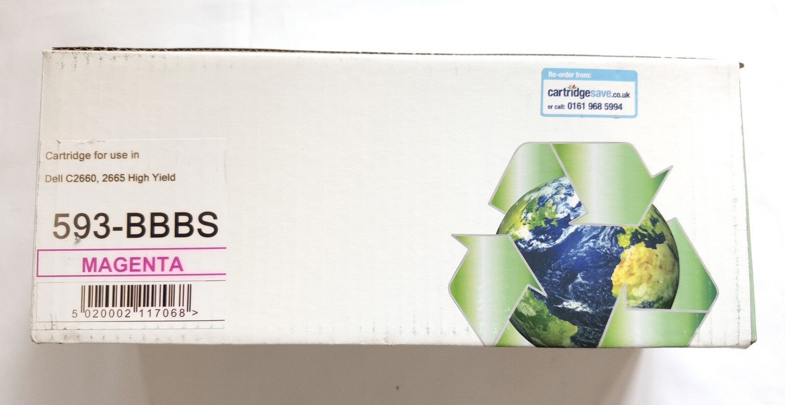 DELL 593-BBBS Magenta Toner Cartridge for Dell C2660 C2665 Yield