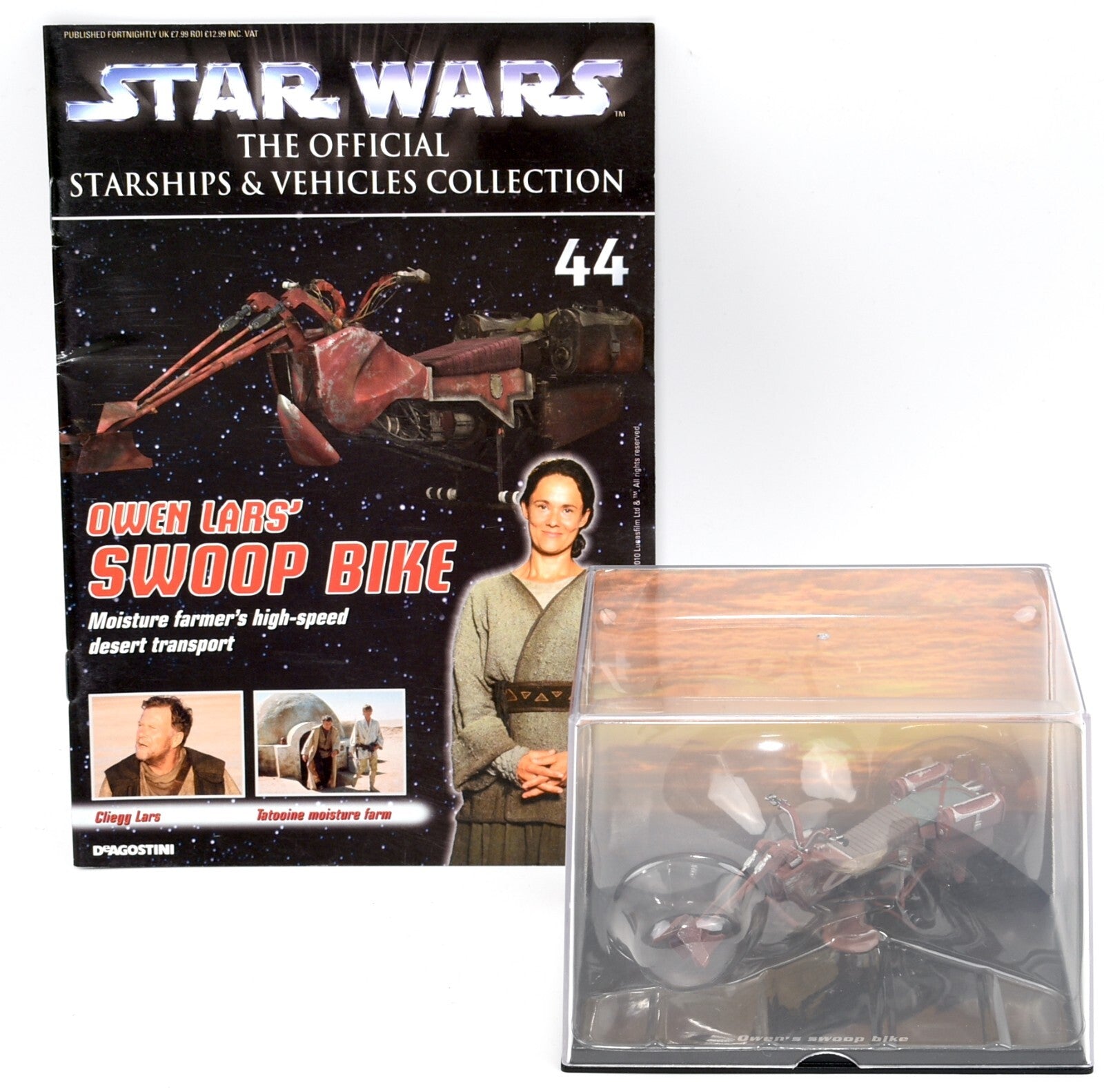 Star Wars - Owen Lars' SWOOP BIKE + #44 Magazine (DeAgostini)