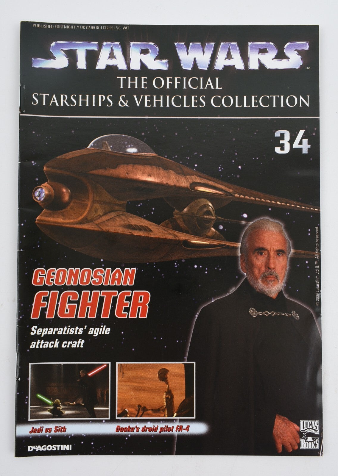 Star Wars - GEONOSIAN FIGHTER + #34 Magazine (DeAgostini)