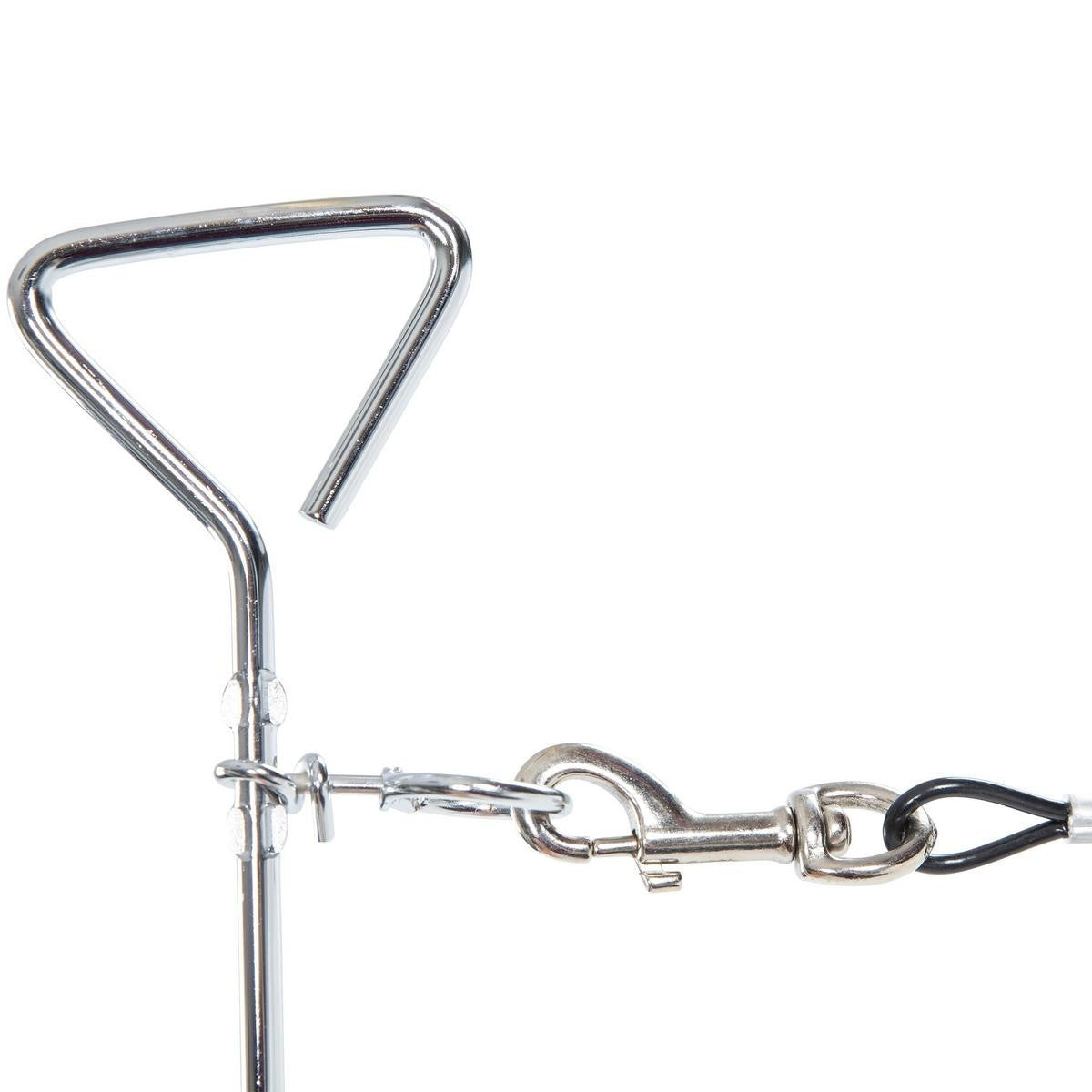 TRESPAWS DOG TIE OUT CABLE & STAKE SECURE CAMPING HOLIDAY GARDEN OUTDOOR 4.5m