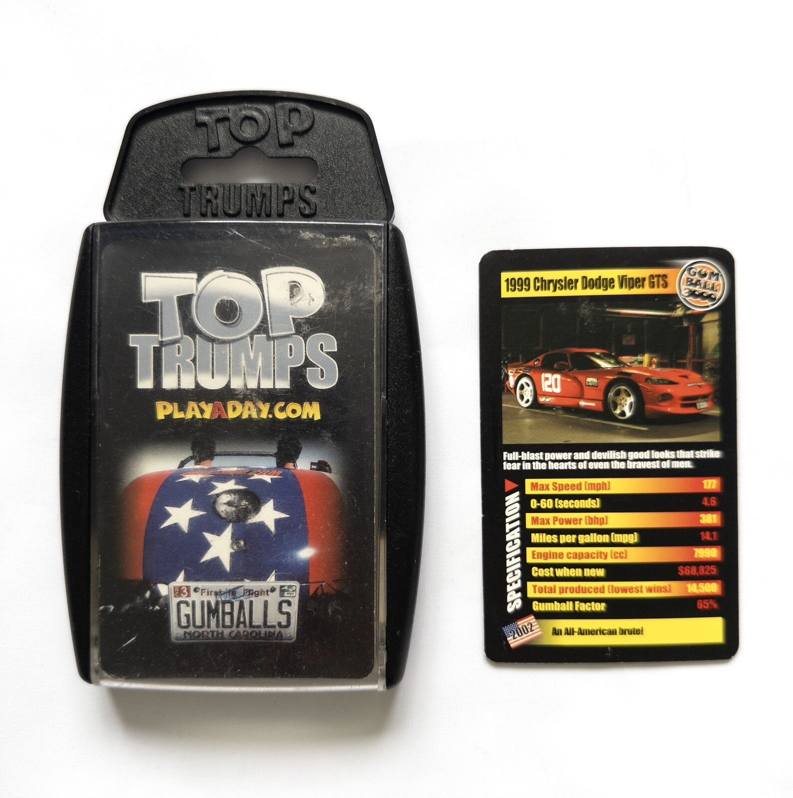 TOP TRUMPS Card Game Gumballs Cars