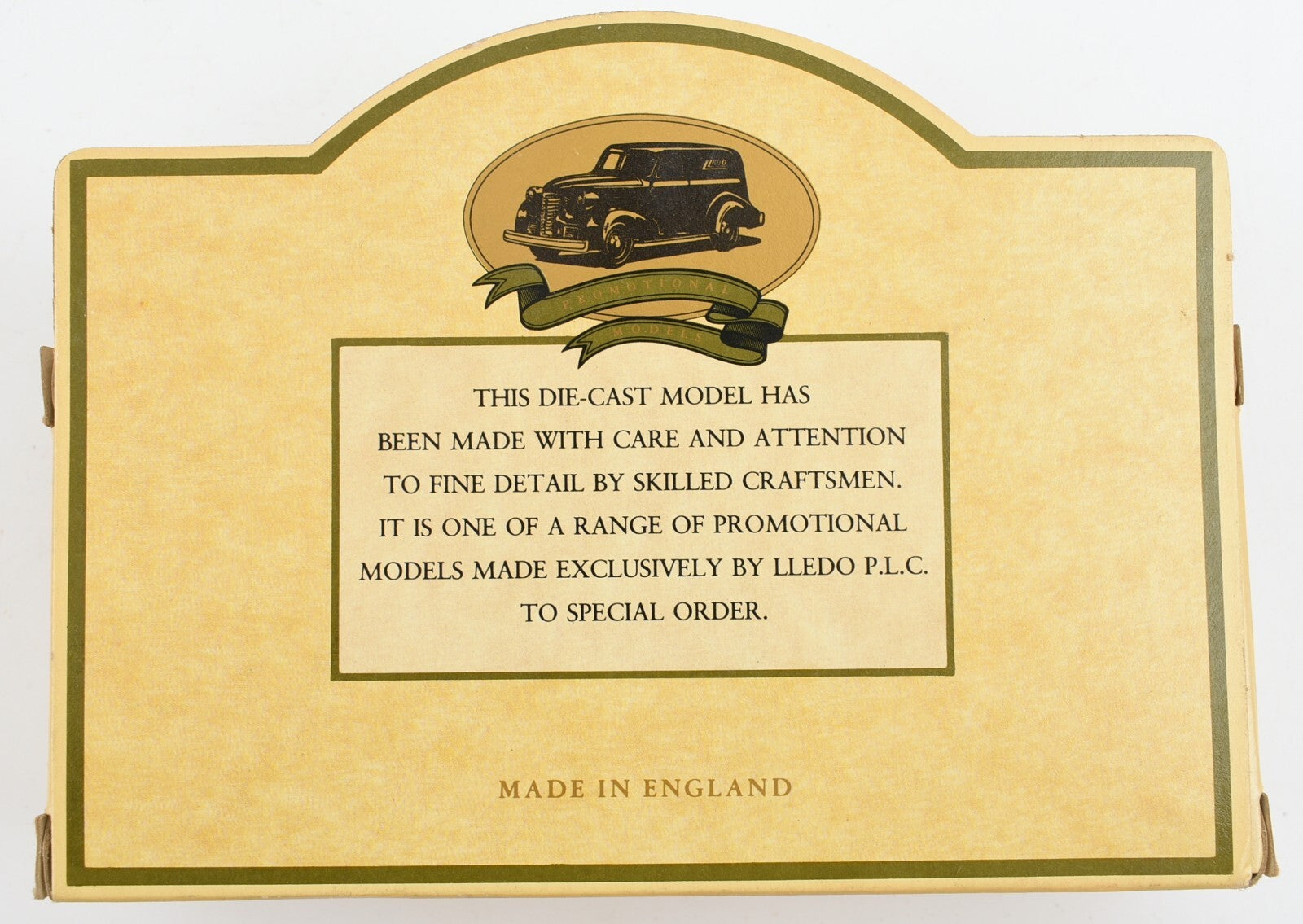 LLEDO Promo Model - 1934 Ford Model 'A' Van - DAILY MIRROR