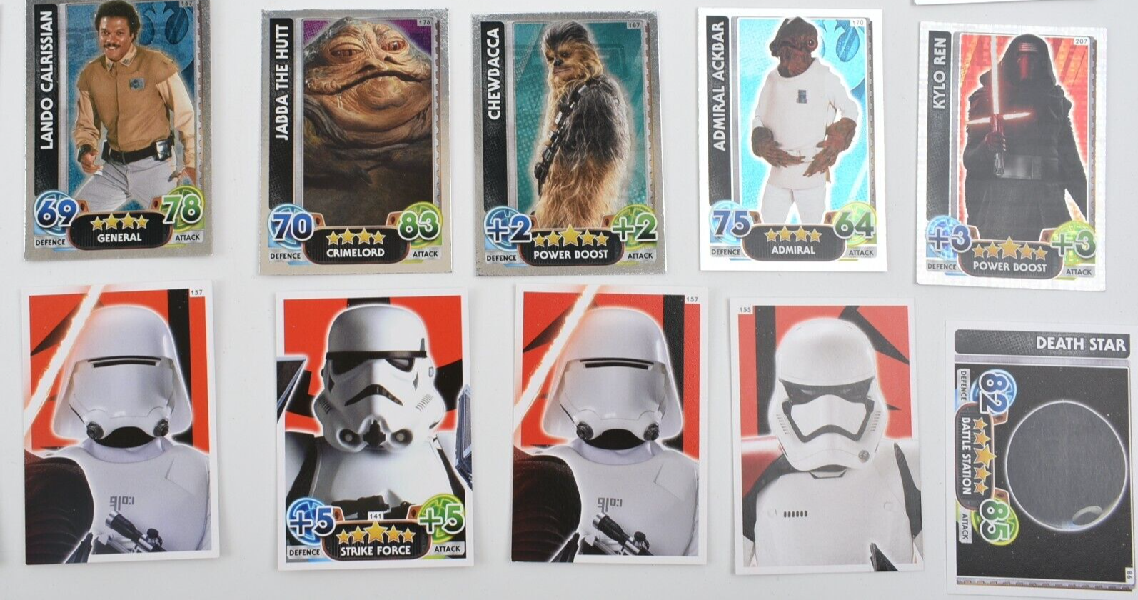 Topps Star Wars Force Attax Universe - Trading Cards Bundle, Tin + 50 Cards