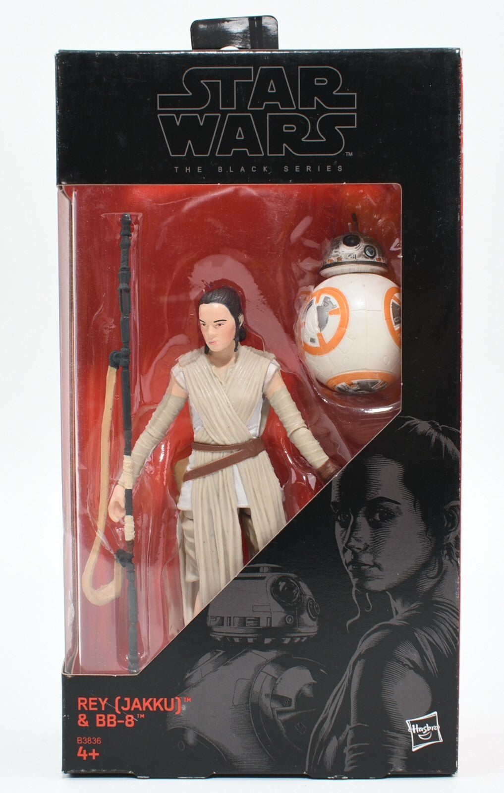 Star Wars The Black Series #02 - Rey (Jakku) & BB-9 Figure, B3836