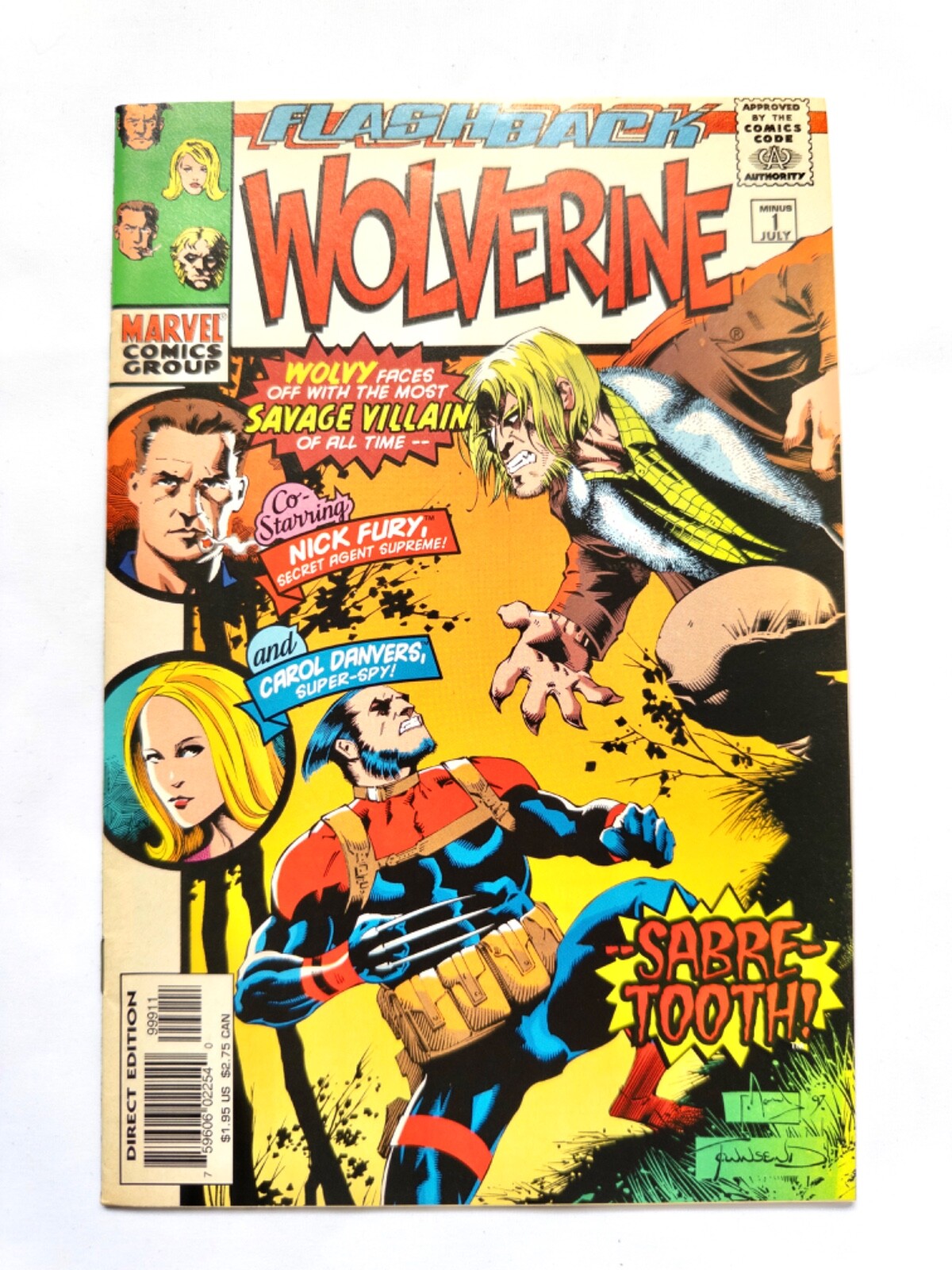 Marvel Flashback Wolverine Comic