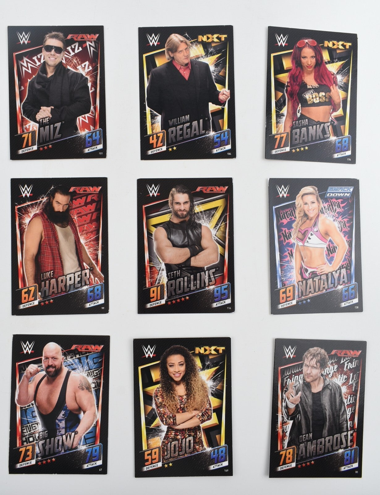 Topps Slam Attax Then Now Forever  - Trading Cards Bundle, Lot of 87 Cards