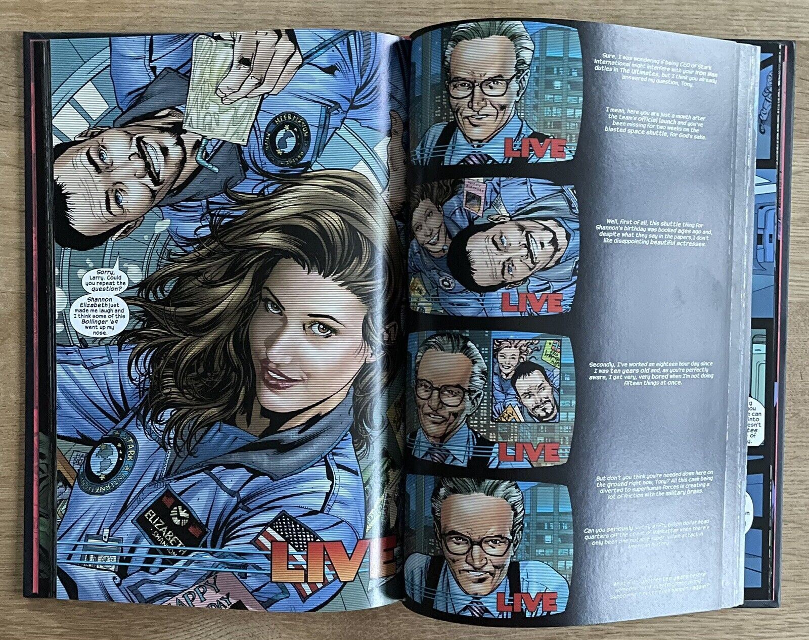 The Ultimates Super-Human No.28 Marvel Graphic Novel Hardback Like New