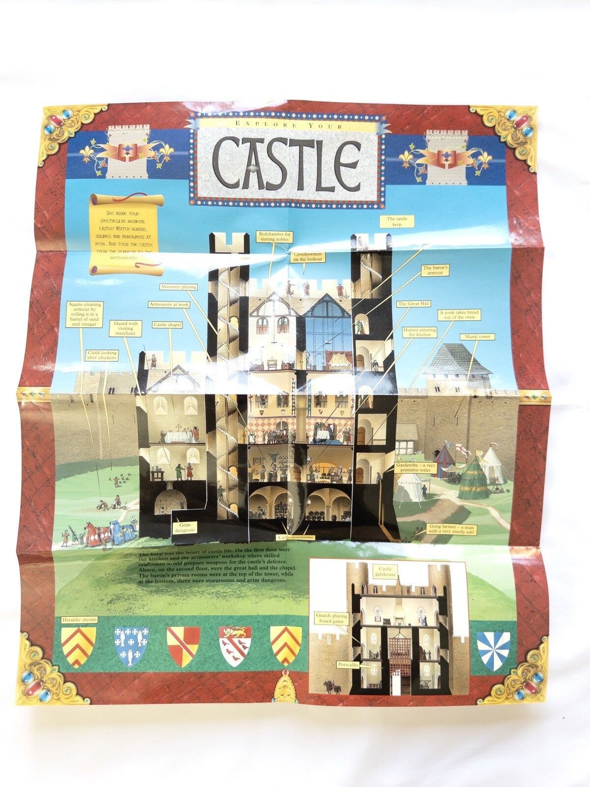 Ultimate Explorer CASTLES pack Kids Learning Activity Pack *missing pieces*