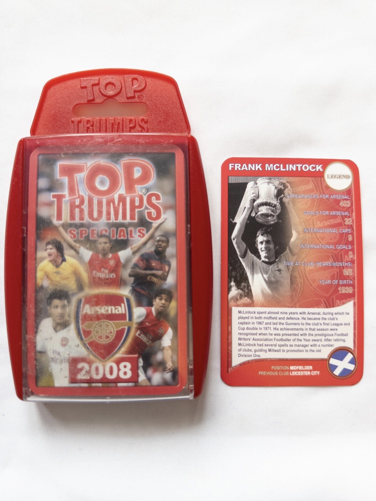 TOP TRUMPS SPECIALS Arsenal FC 2008