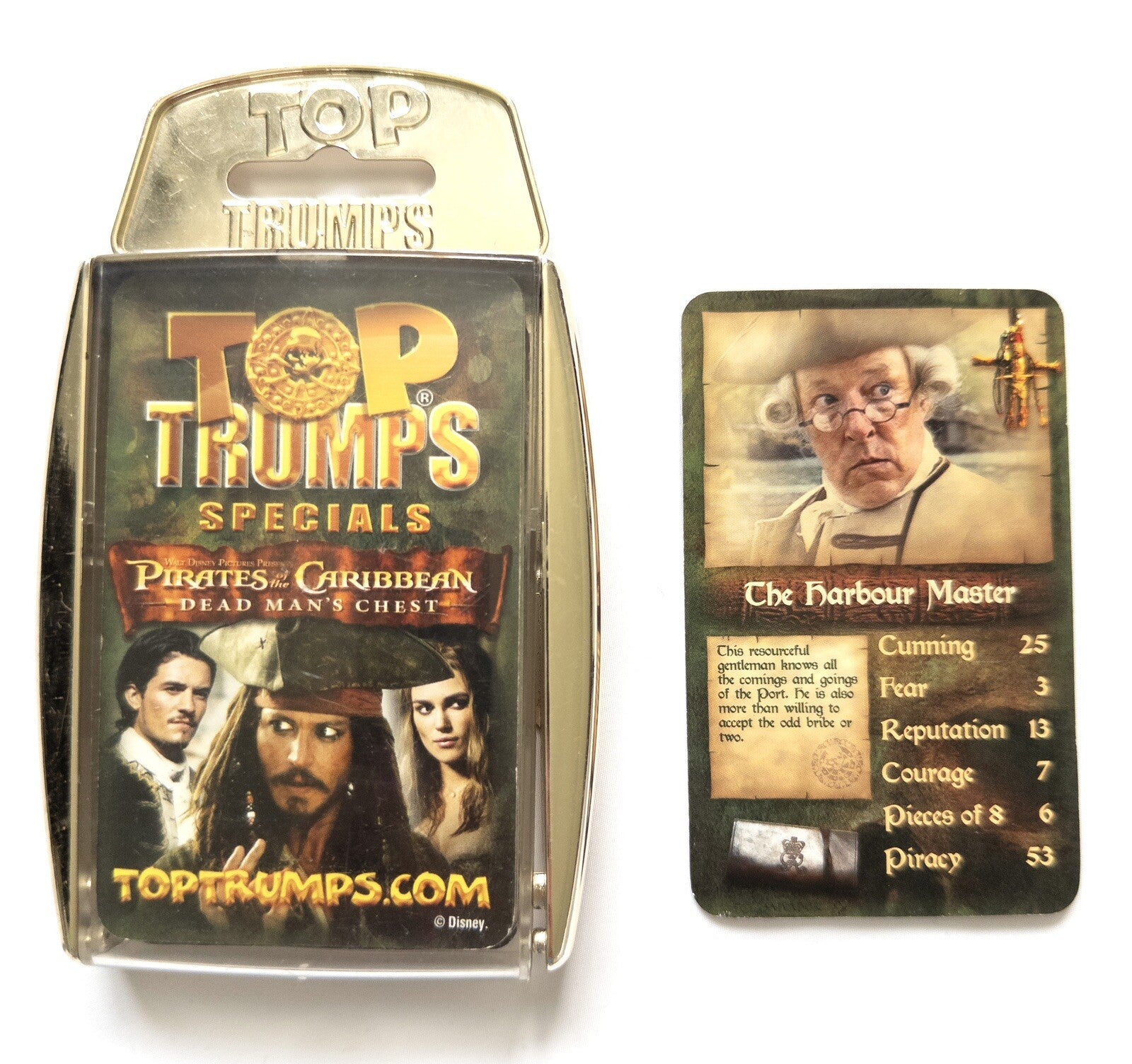 TOP TRUMPS Specials Card Game Pirates of the Caribbean Dead Mans Chest