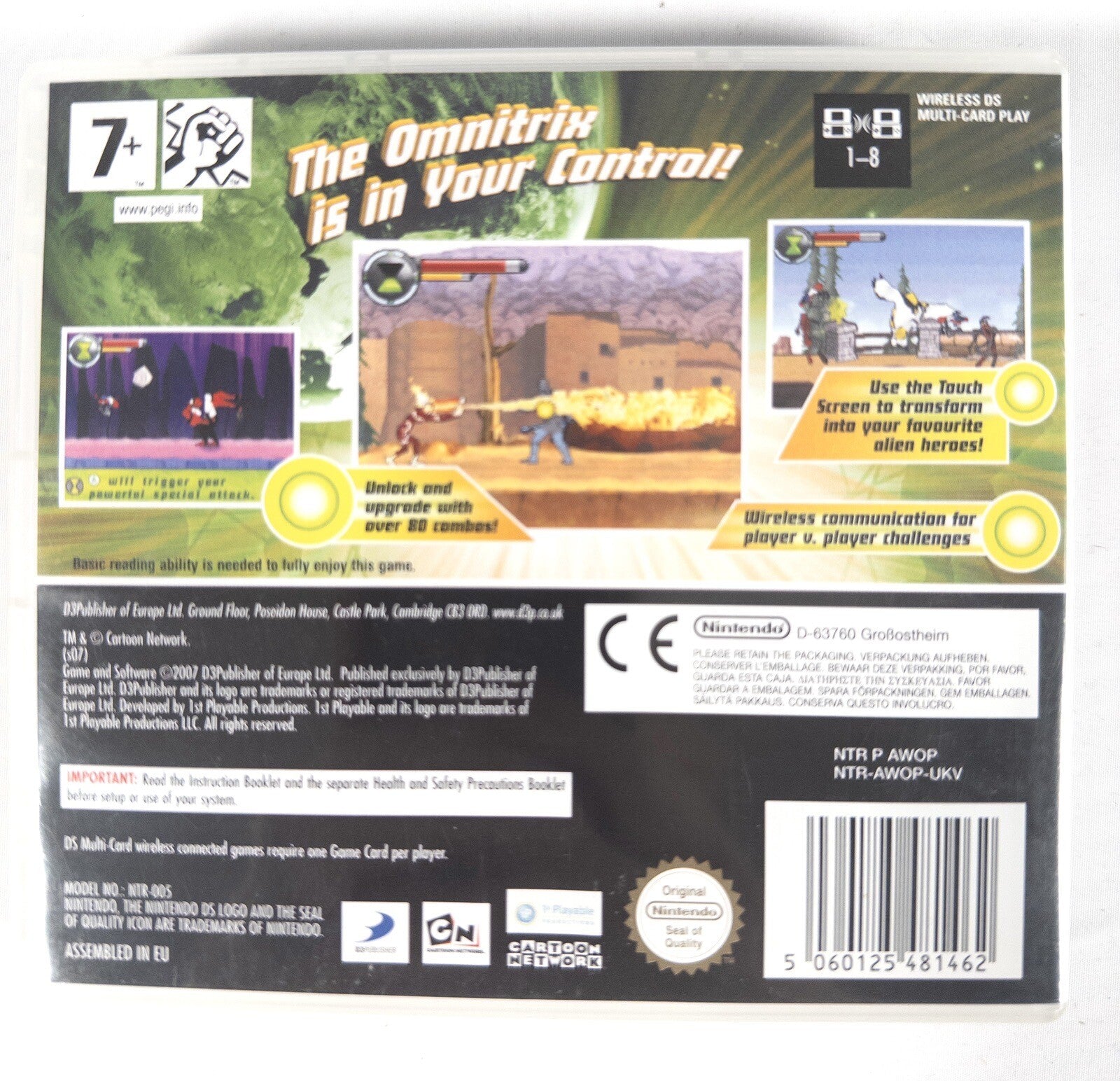 NINTENDO DS- BEN 10- Protector of the earth Game