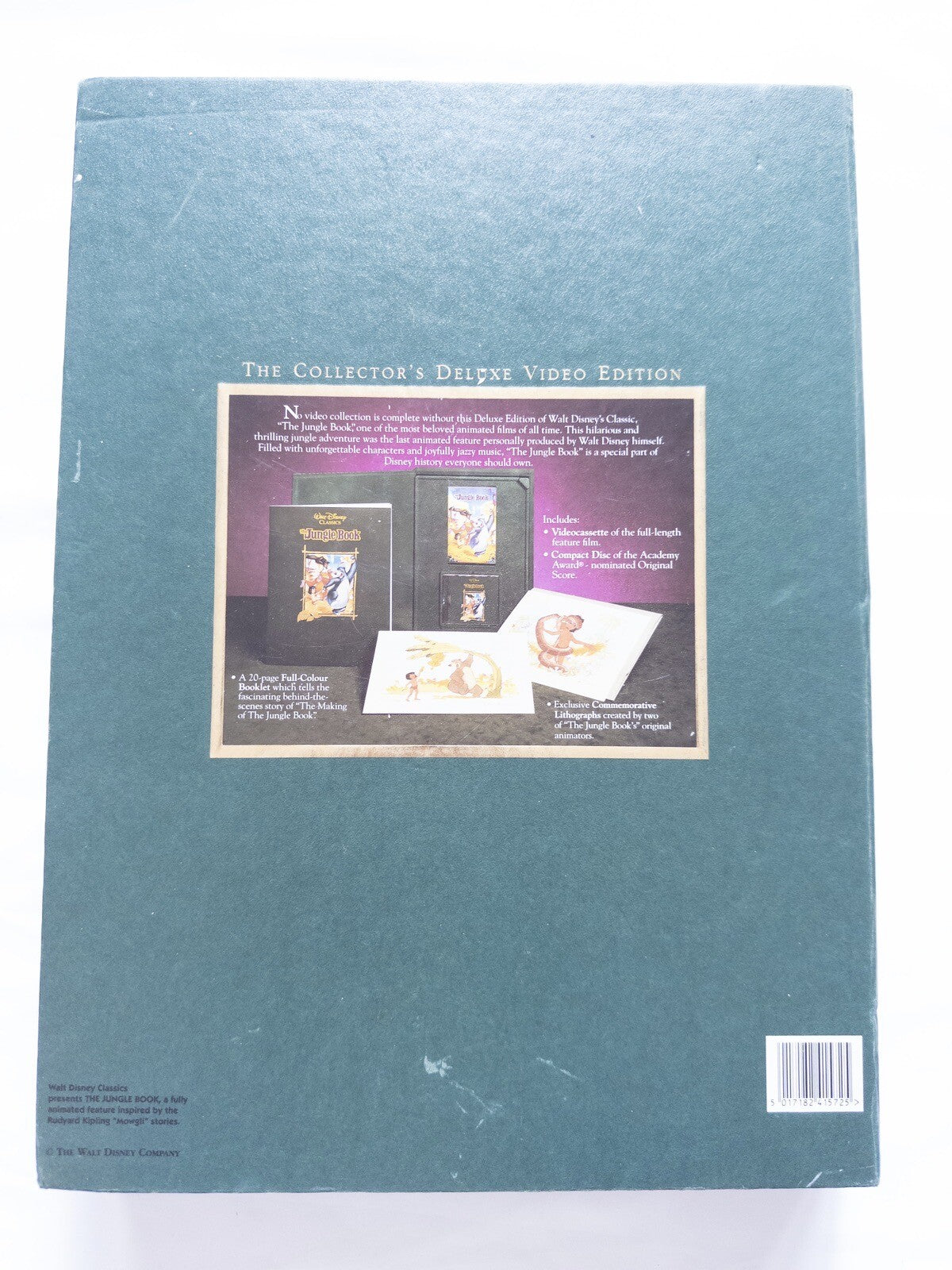 WALT DISNEY CLASSICS The Jungle Book The Collector's Deluxe Video Edition