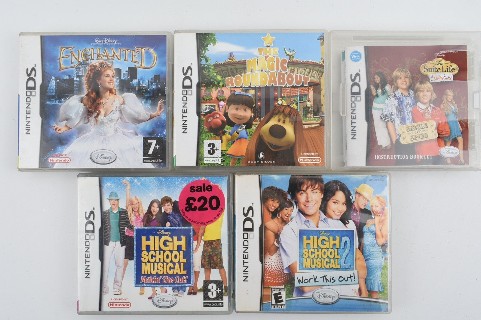 NINTENDO DS Games, Bundle/Lot - 5 Games Total