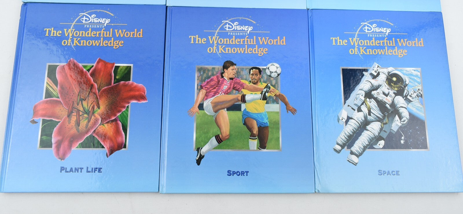 Disney presents THE WONDERFUL WORLD OF KNOWLEDGE - Set of 8 Books (1999)