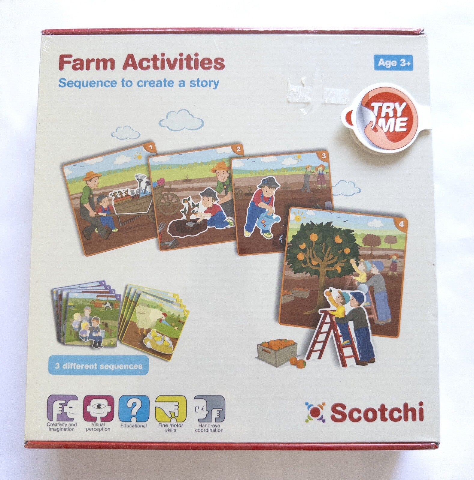 SCOTCHI Farm Activities Kids Educational Game Activity Set