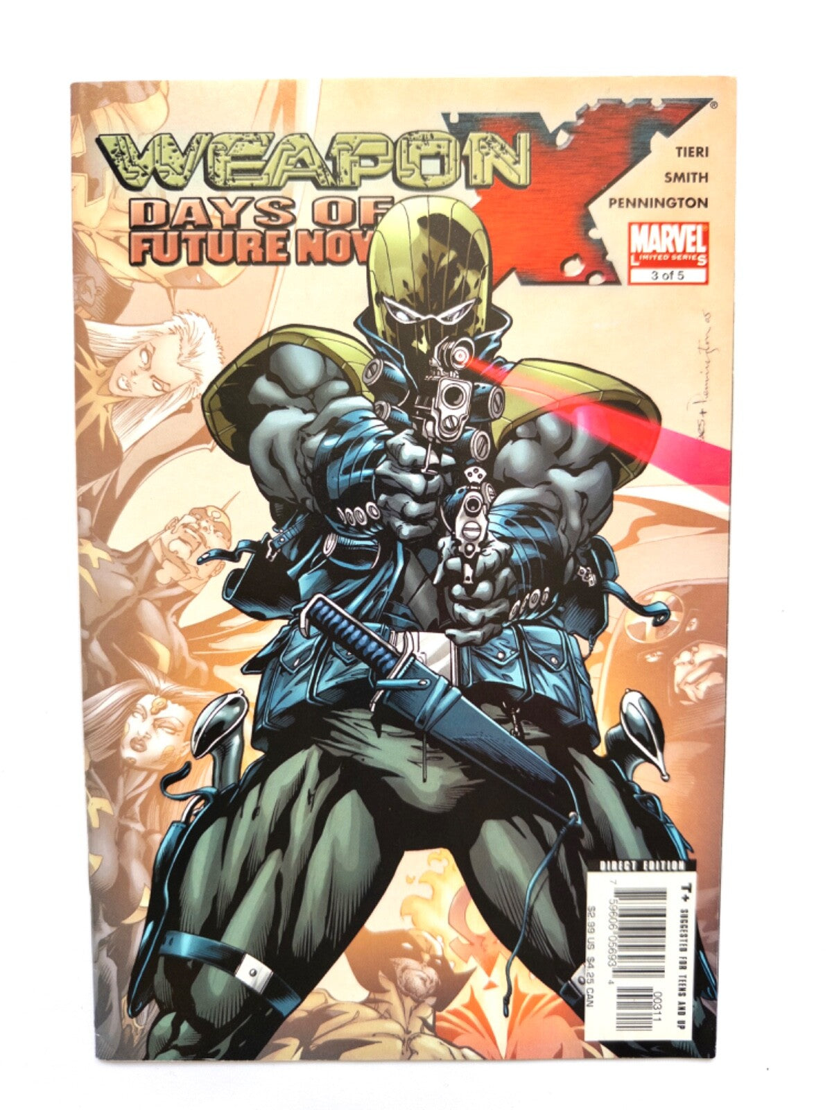 Marvel Comic Weapon X Days Of Future Now 3 of 5