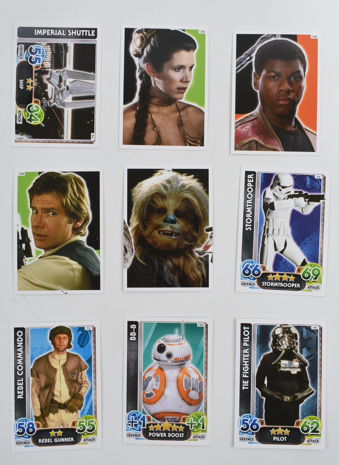 Topps Star Wars Force Attax Universe - Trading Cards Bundle, Lot of 72 Cards