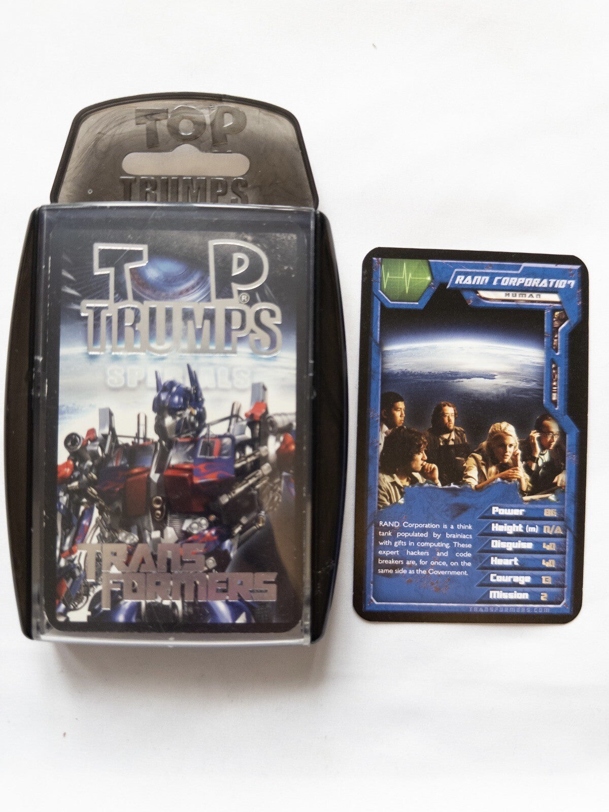 TOP TRUMPS SPECIALS Transformers