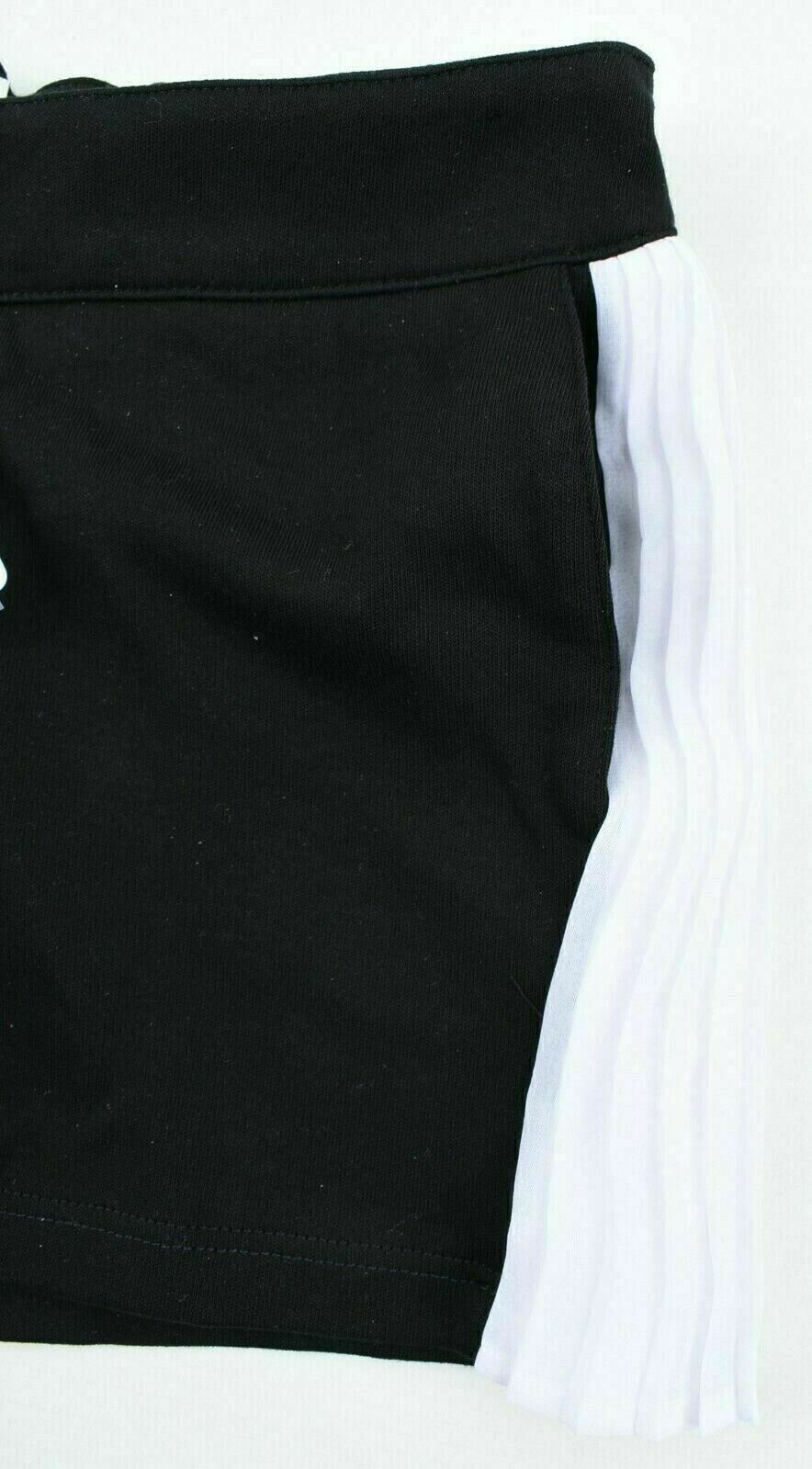 KARL LAGERFELD Girls' Kids' Black and White Shorts, size 5 years