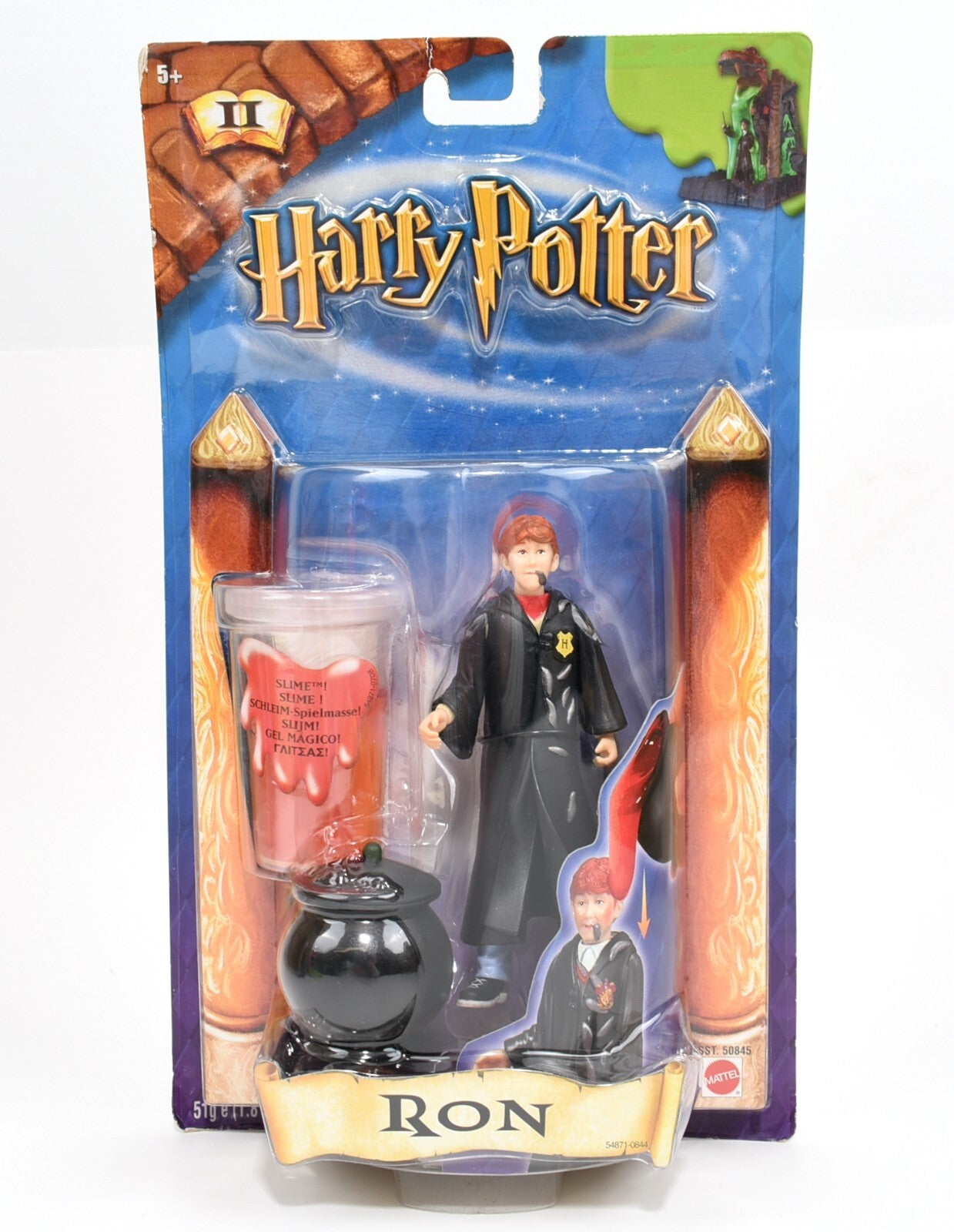Harry Potter - RON WEASLEY Figure - Slime Chamber Series - Mattel (2001)