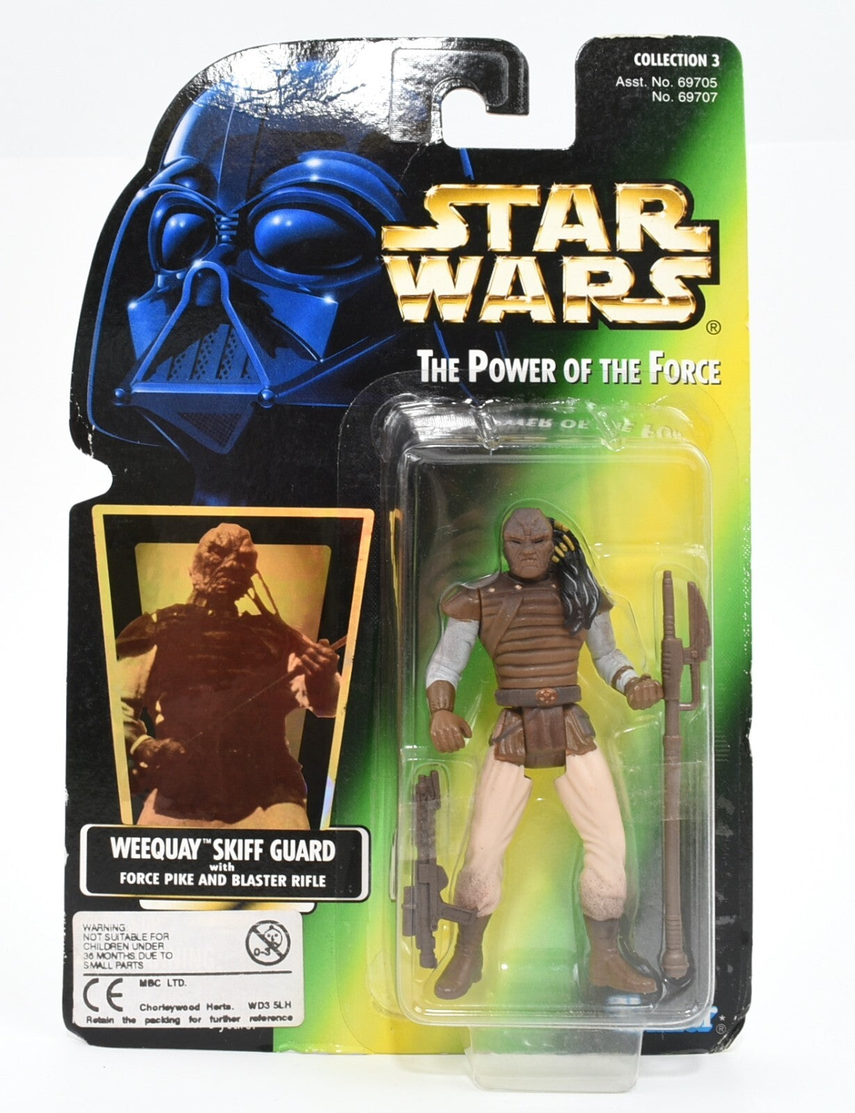 Star Wars: The Power of The Force - WEEQUAY SKIFF GUARD, Kenner (1996)
