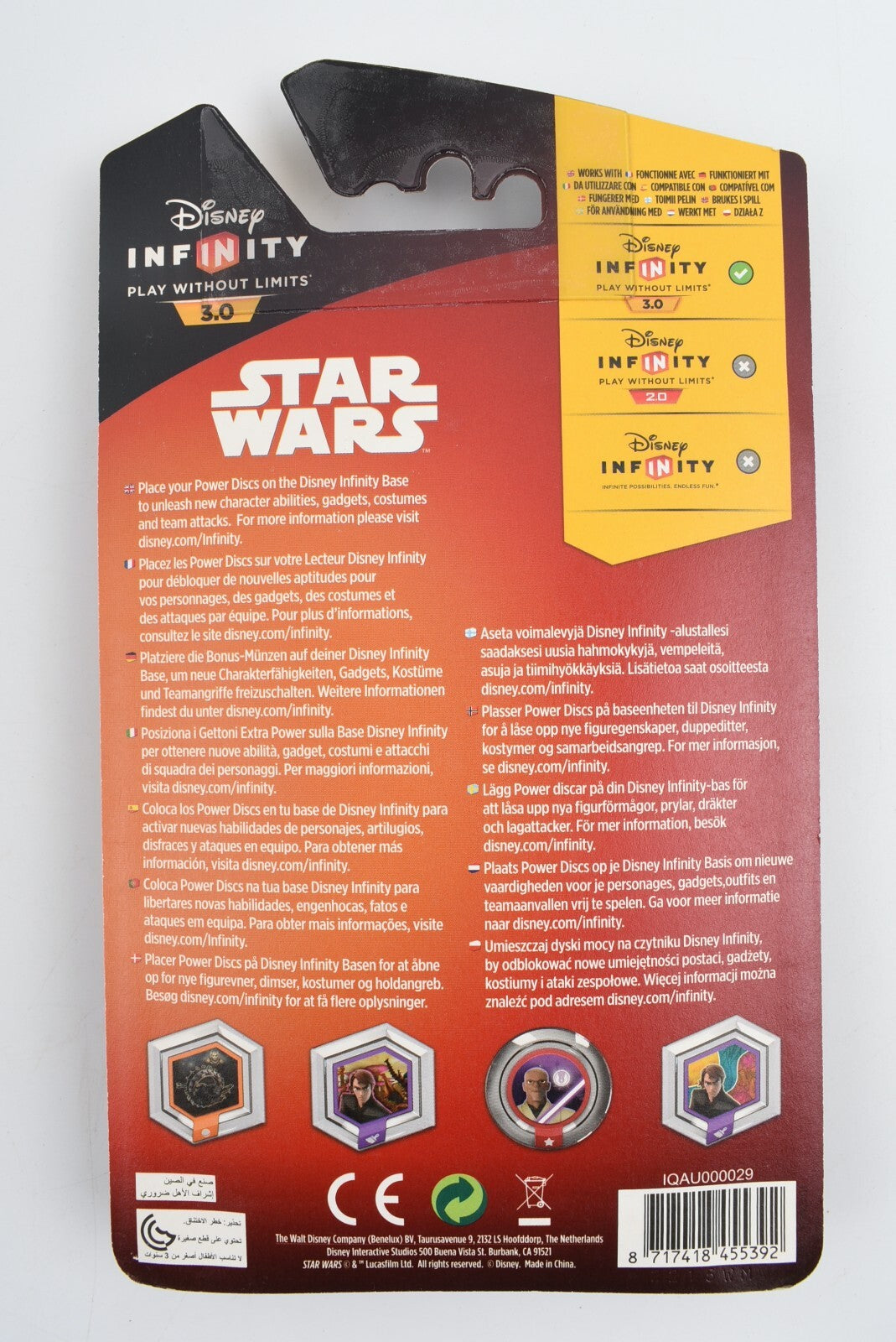 Disney Infinity 3.0 - Star Wars: Twilight of the Republic Disc Pack /New Sealed