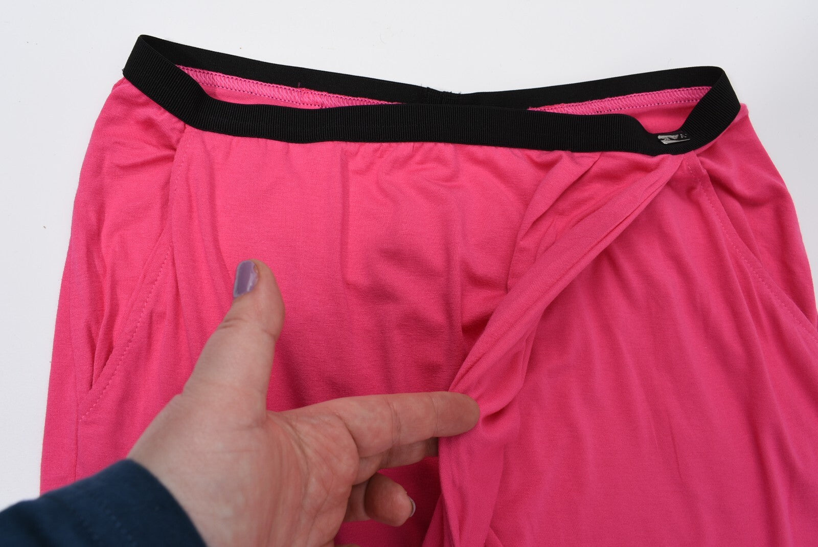 EA Emporio Armani Soft Cotton Jersey Lounge Pyjama Pants, Pink, size XS